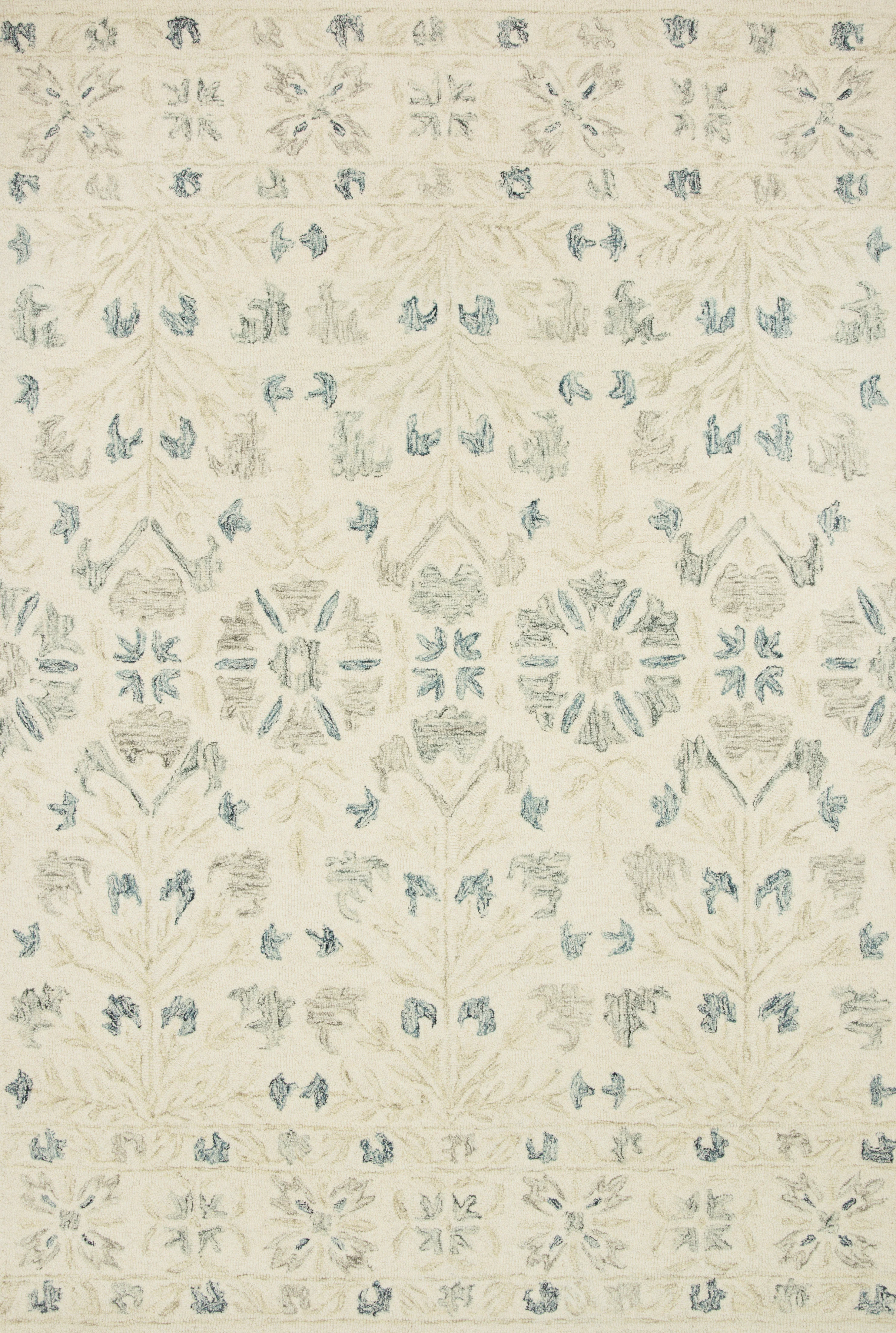 Norabel Ivory / Grey Rug - Image 1