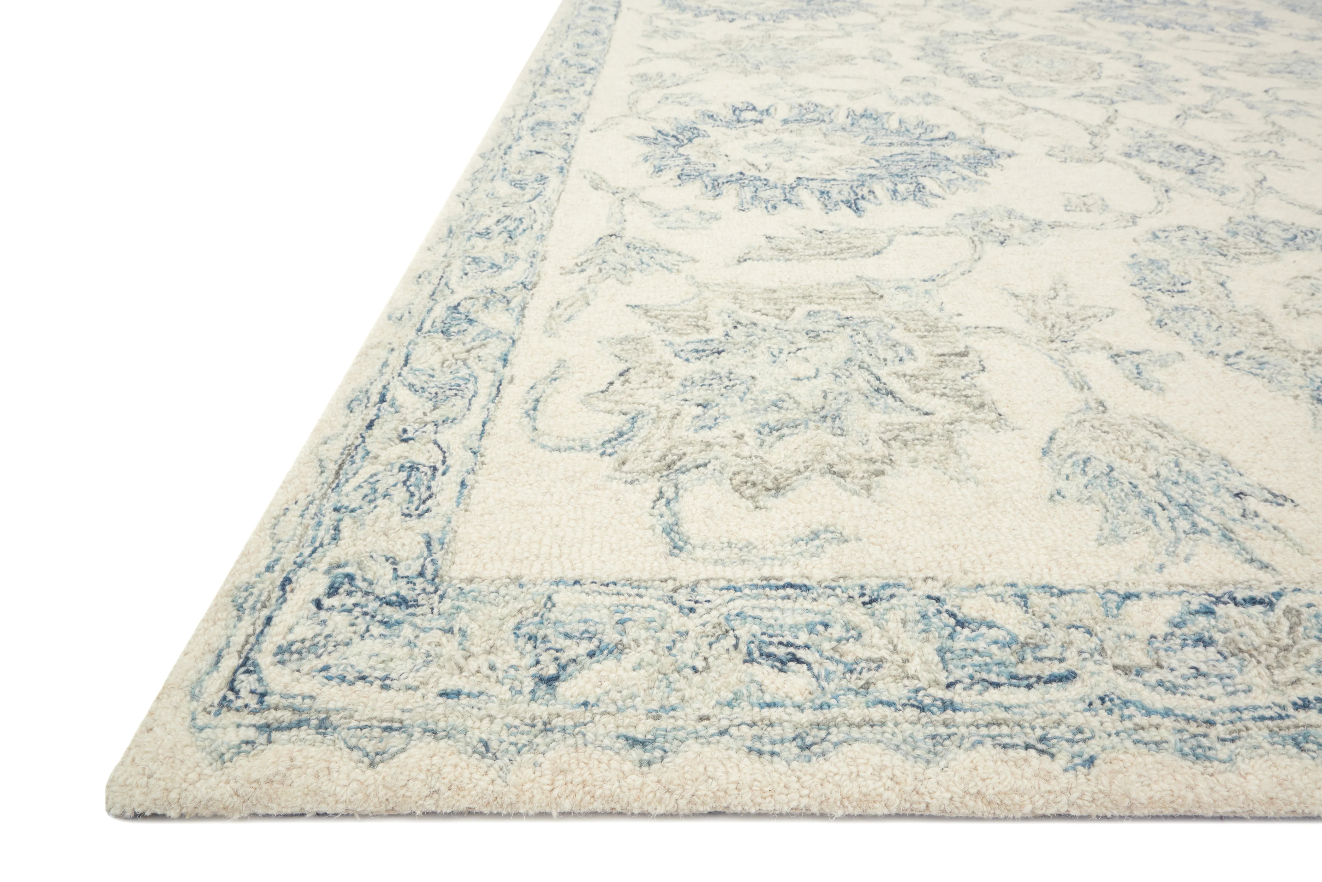 Norabel Ivory / Blue Rug - Image 2