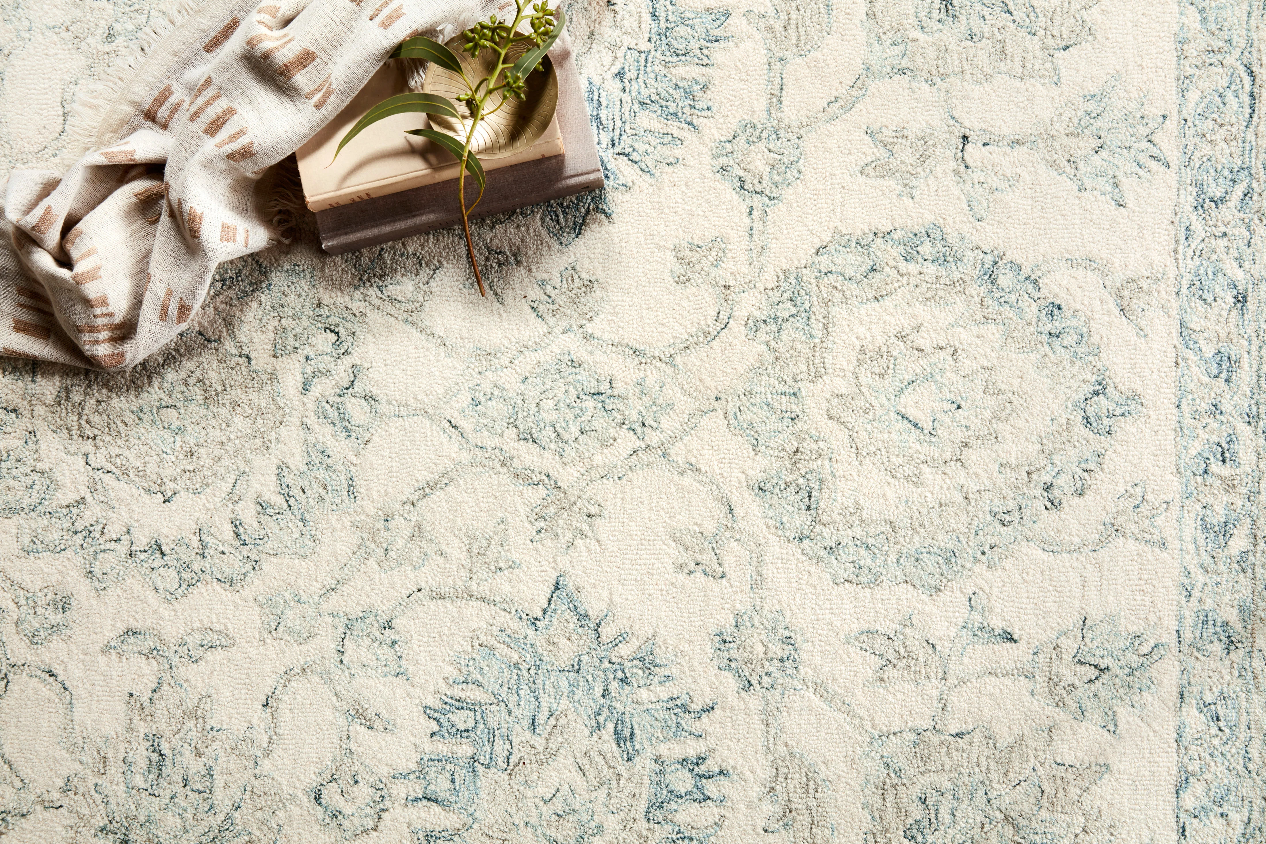 Norabel Ivory / Blue Rug - Image 3
