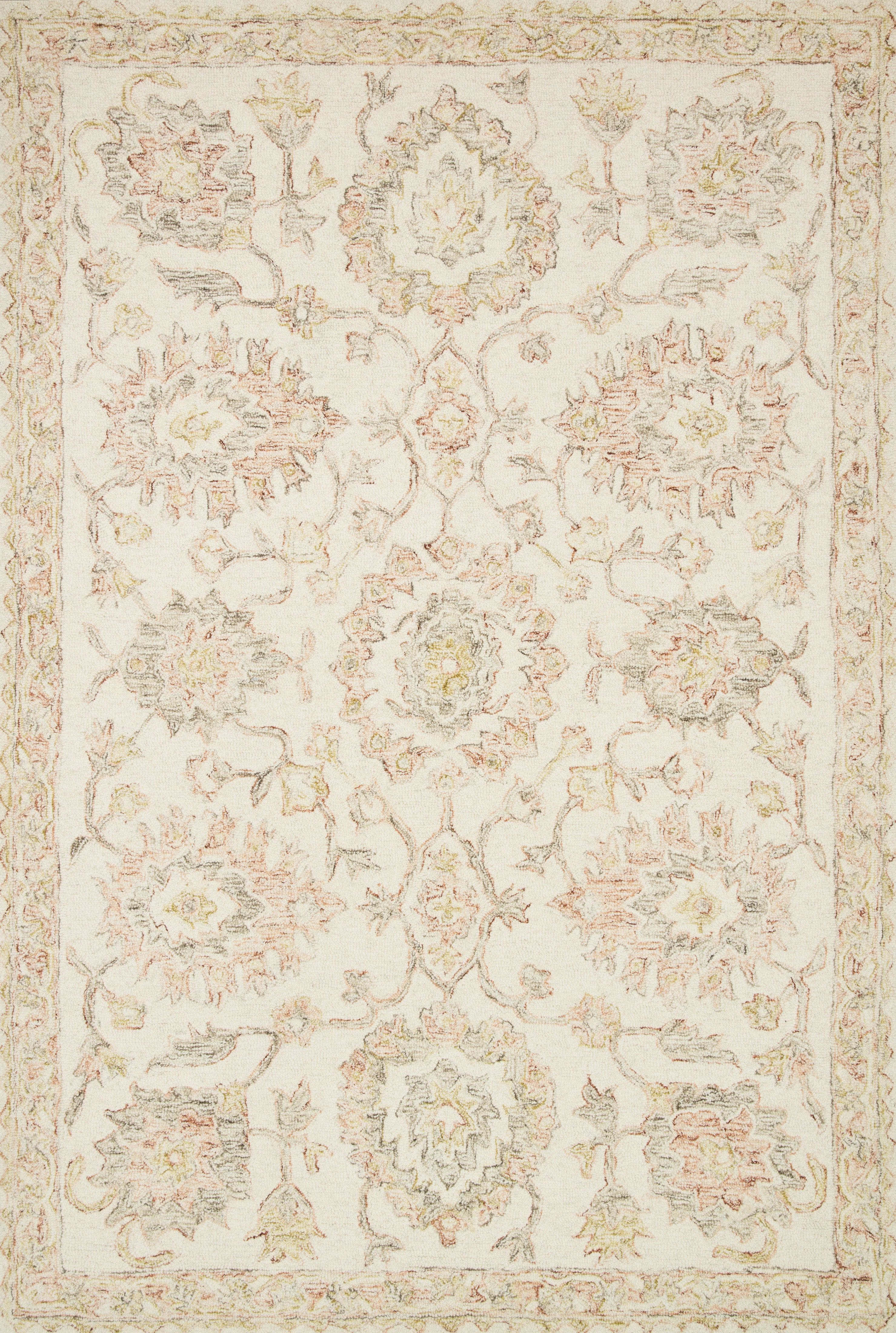Norabel Ivory / Blush Rug - Image 1