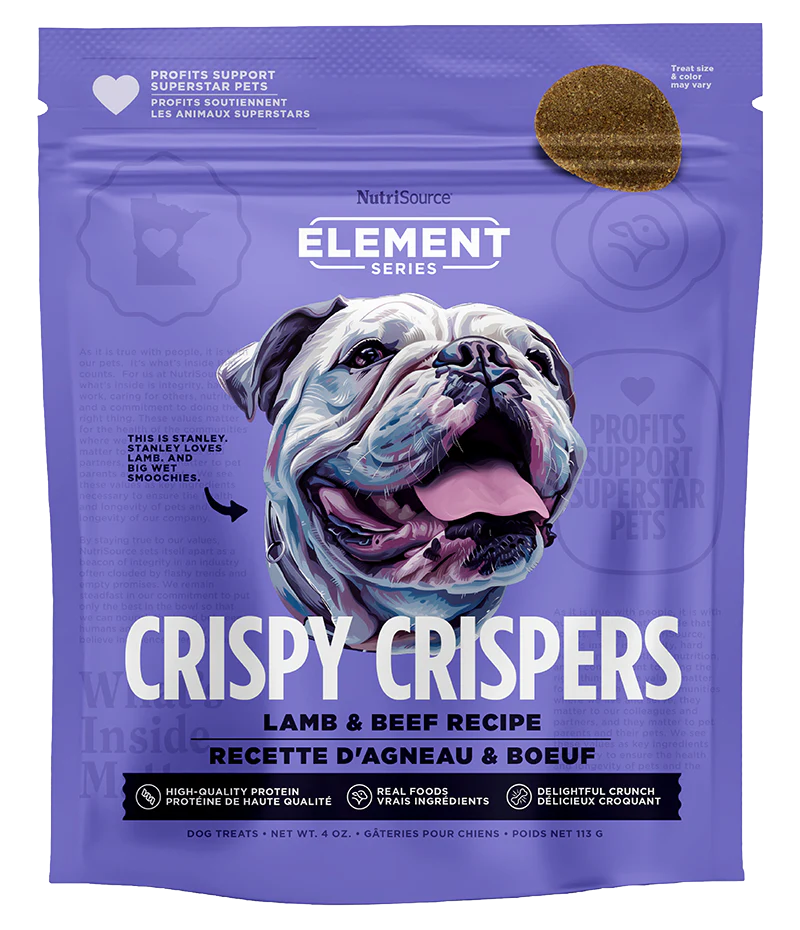 Nutrisource Element Crispy Crispers Dog Treat 4oz Turkey and Venison - Image 1