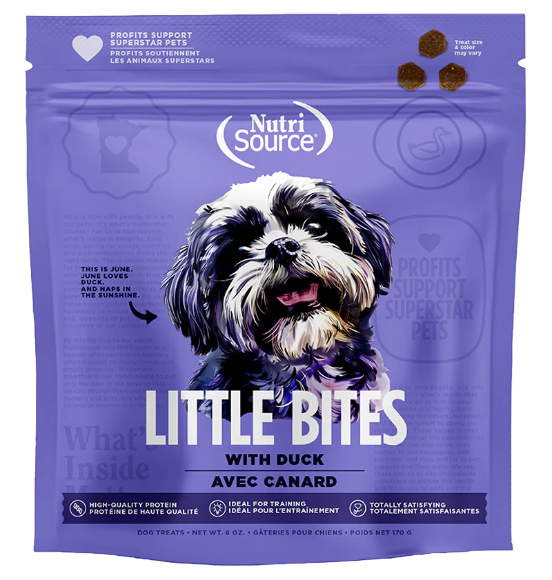 Nutrisource Element Little Bites Dog Treat 6oz Duck - Image 1