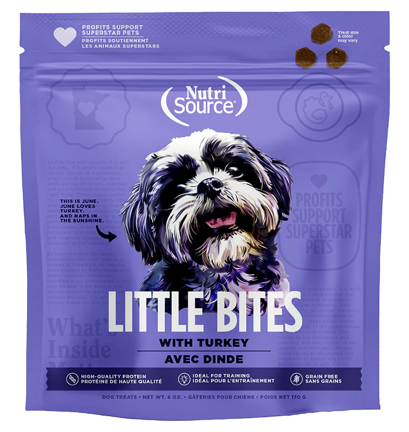 Nutrisource Element Grain Frree Little Bites Dog Treat 6oz Turkey - Image 1