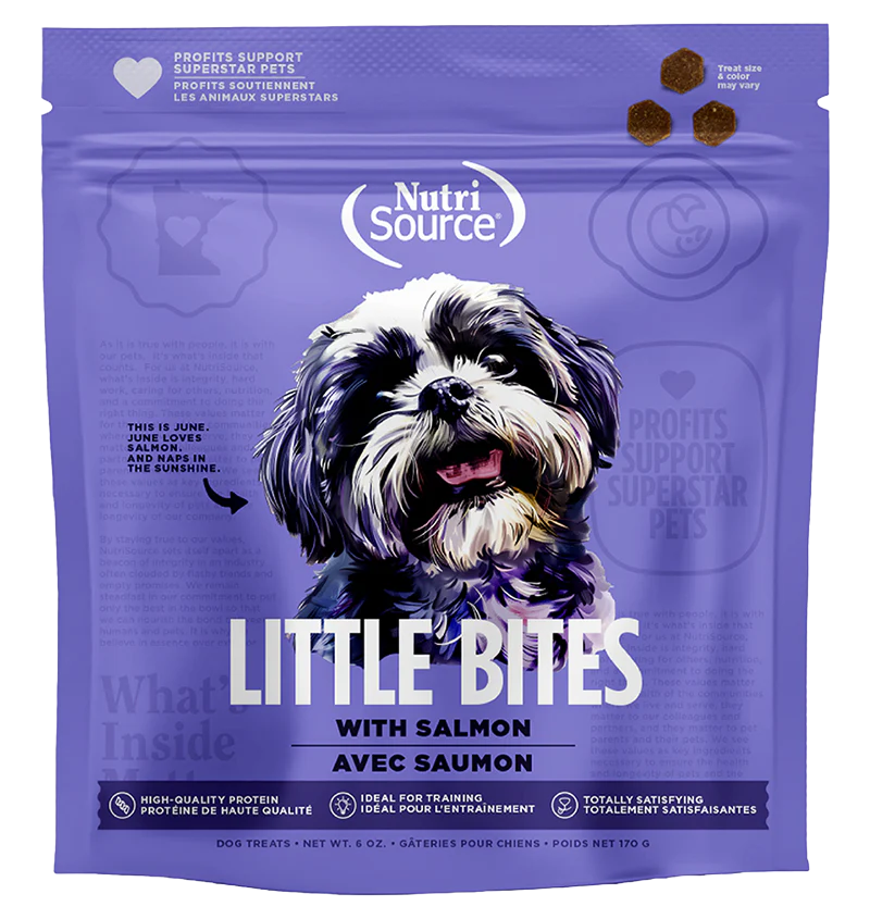 Nutrisource Element Little Bites Dog Treat 6oz Salmon - Image 1
