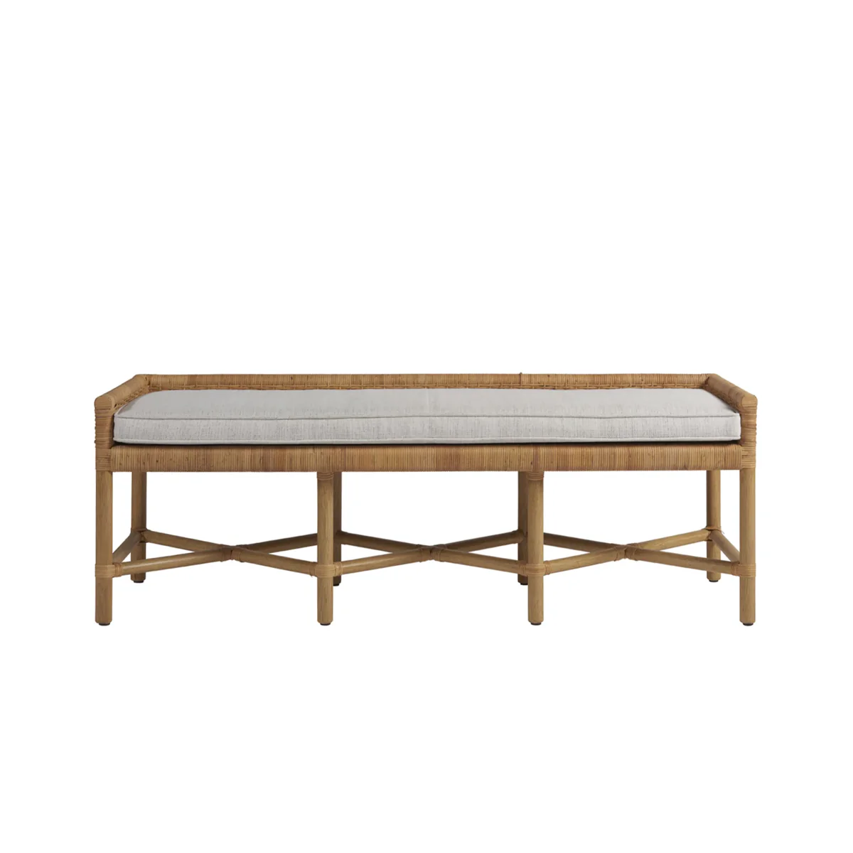 Rattan Bench - Image 1