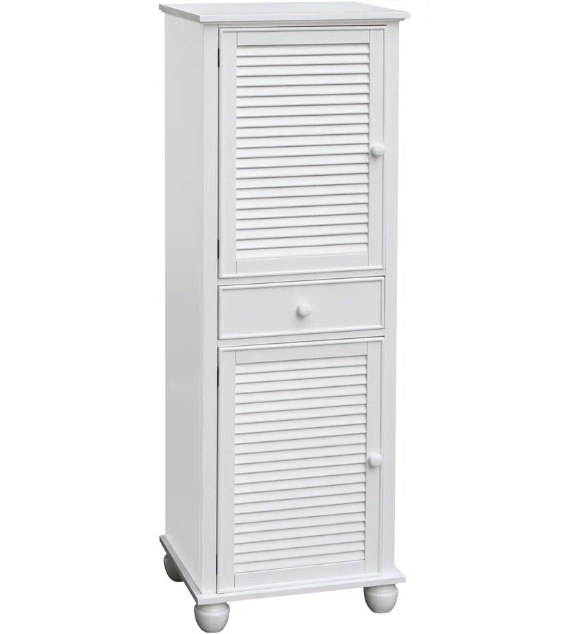 1145-0150 Cottage Creek Nantucket Tall Cabinet (White) - Image 2