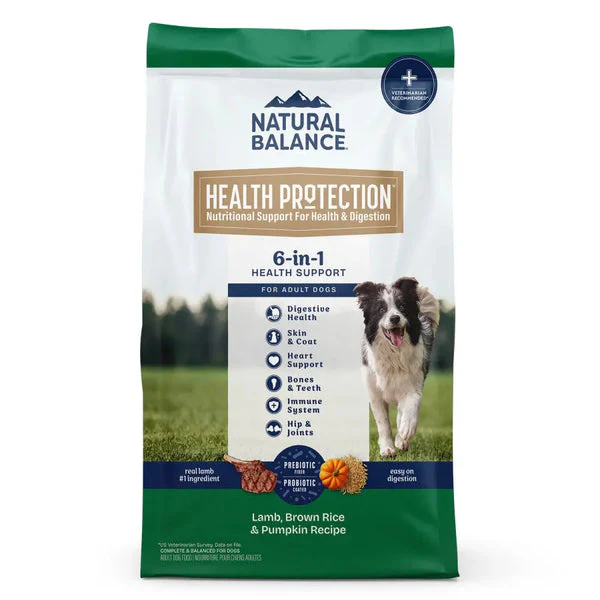 Natural Balance Health Protection Adult Lamb, Rice & Pumpkin Dry Dog Food 4lb - Image 1