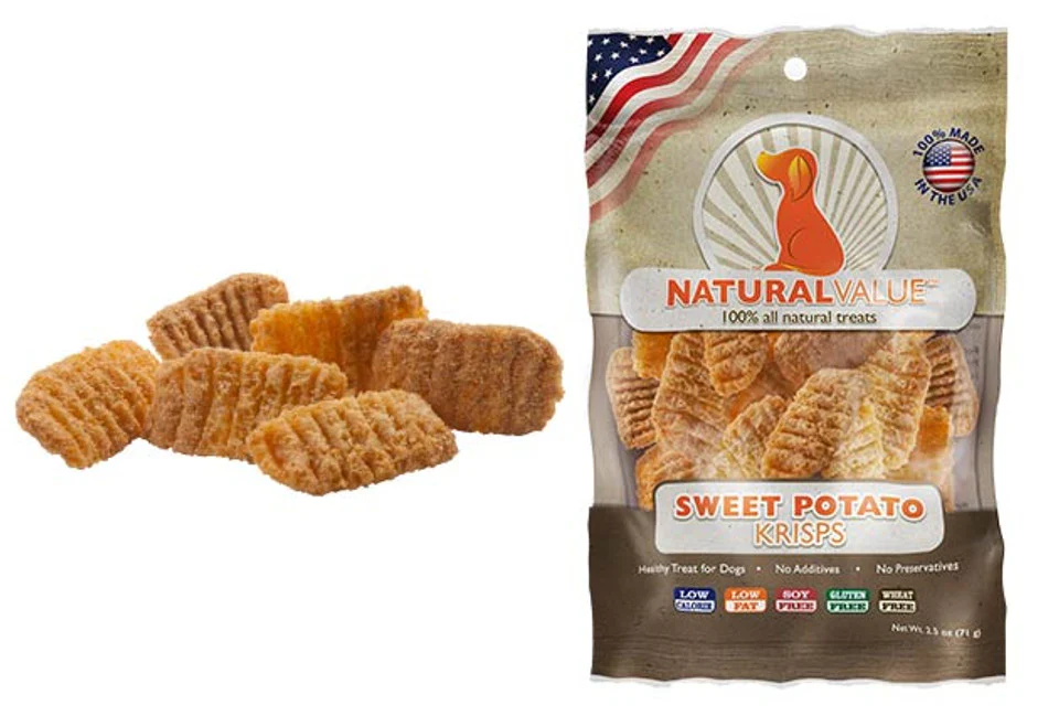 Loving Pets Dog Treat Natural Value Sweet Potato Krisps 2.5oz - Image 1
