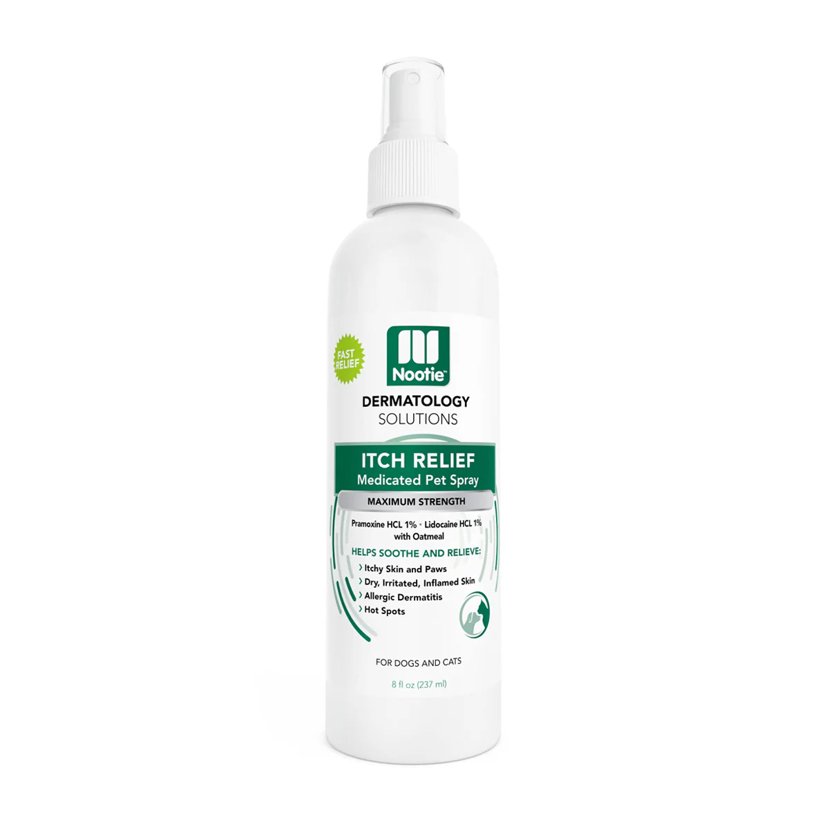Nootie Medicated Anti-Itch Spray For Dogs 8oz - Image 1