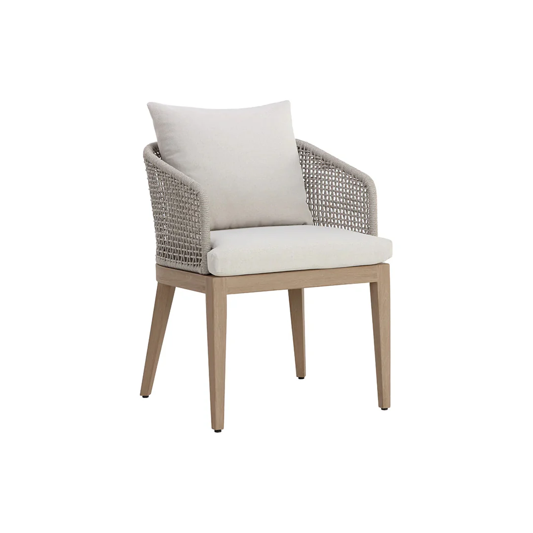 Zoe Outdoor Armchair, Drift Brown