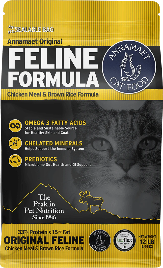Annameat Original Chicken Formula Dry Cat Food 4lb - Image 1
