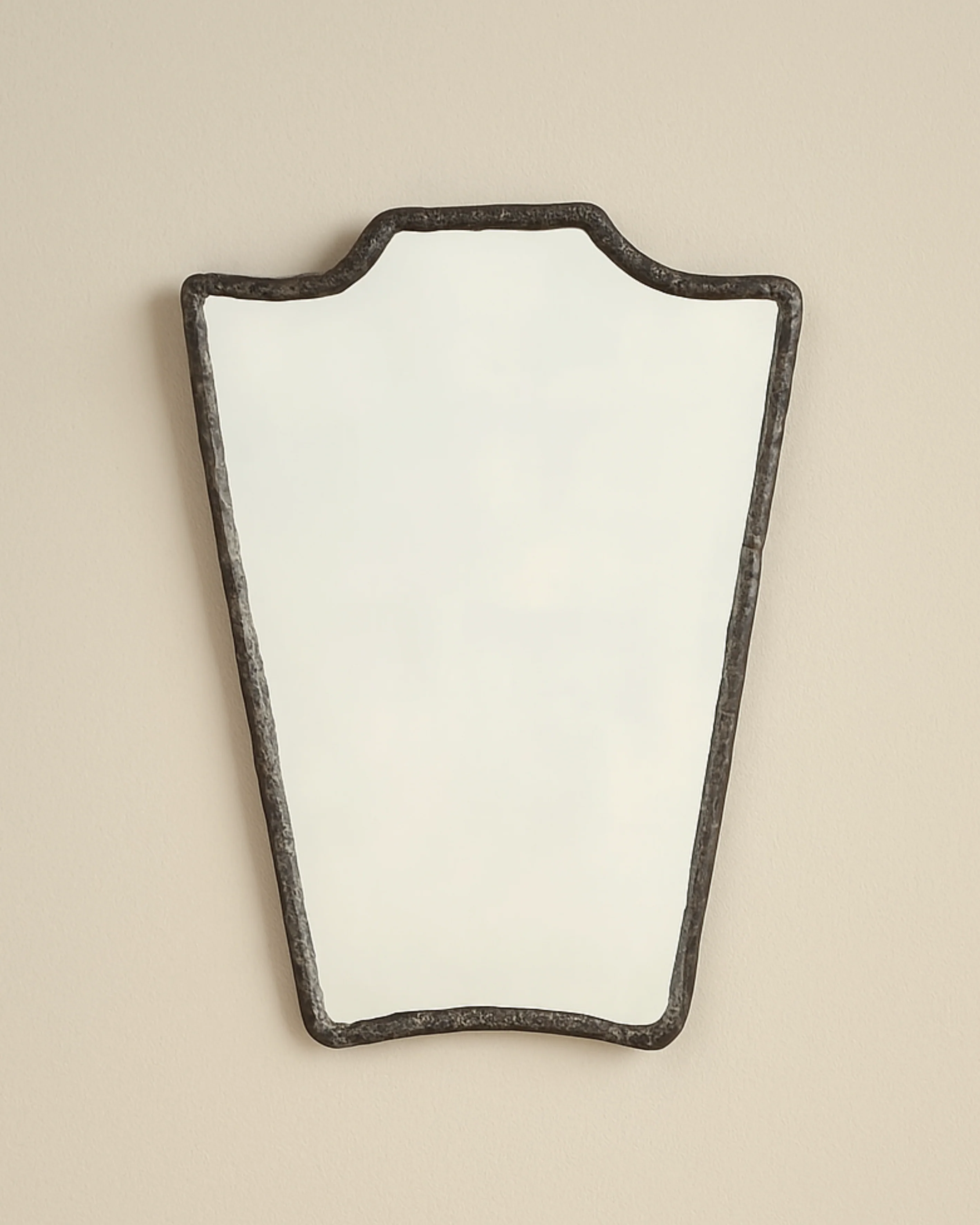 Bouclier Cast Metal Wall Mirror - Image 2