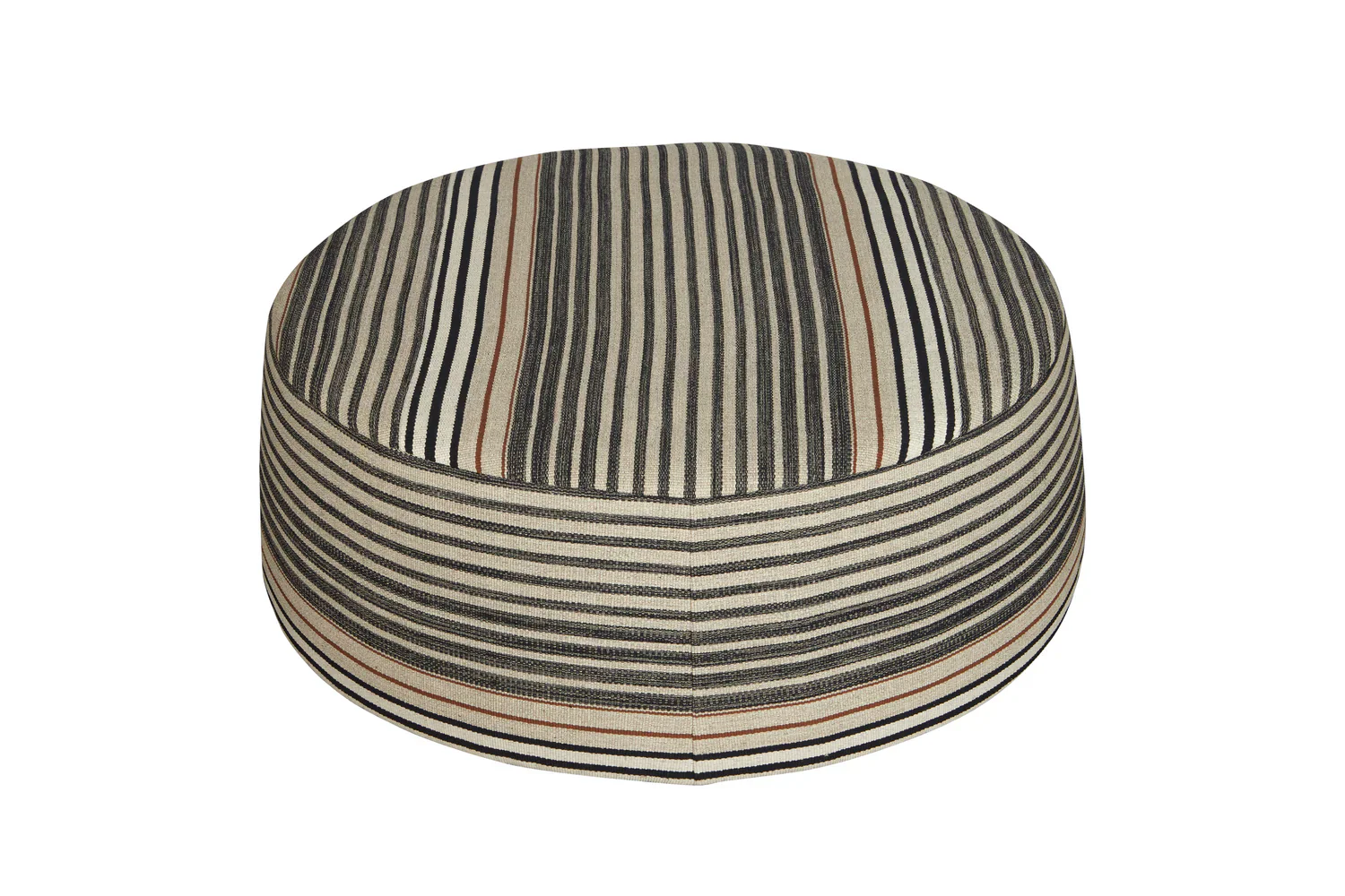 Ralph Striped Ottoman - Image 3