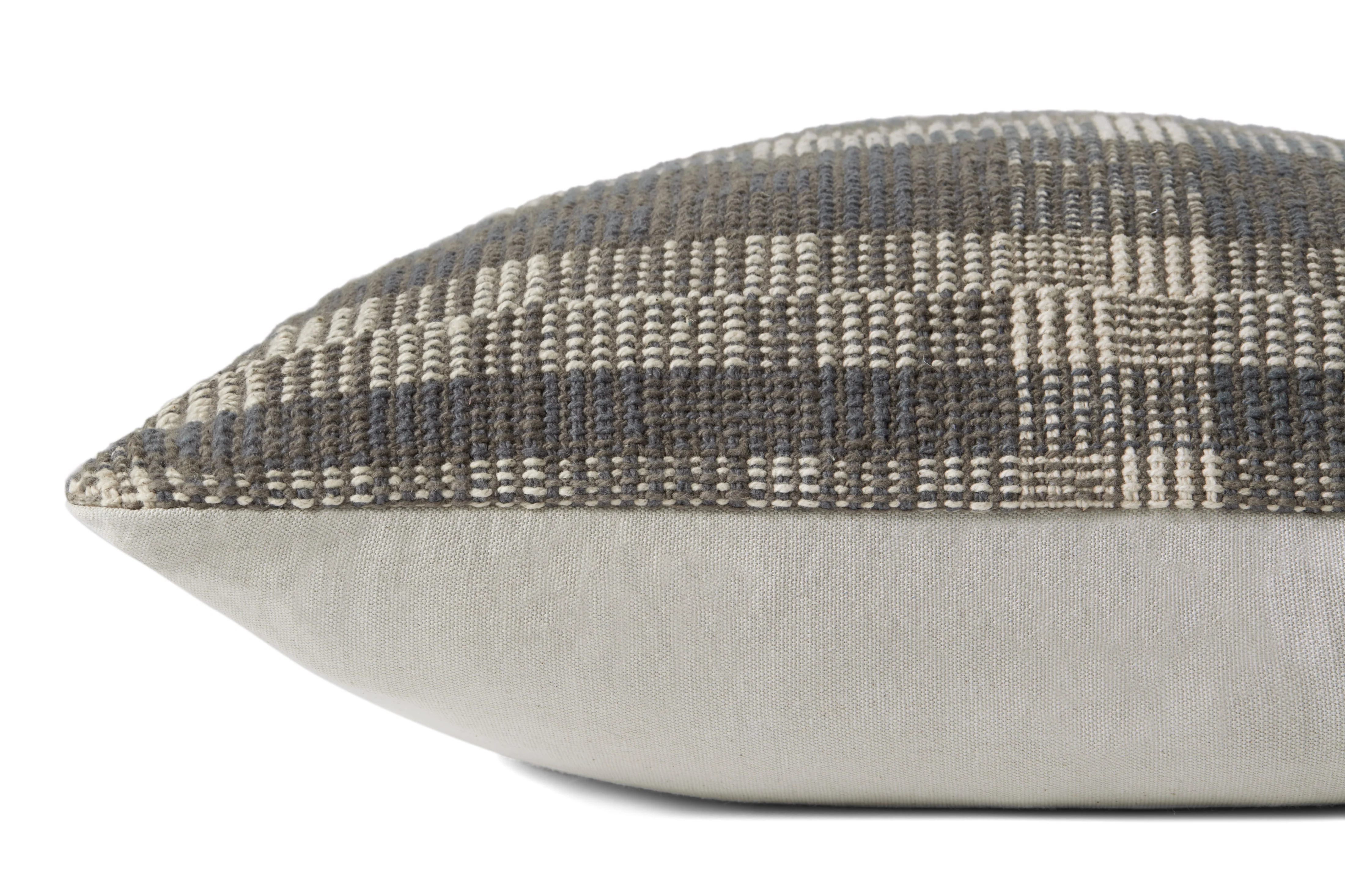 Amber Lewis x Loloi Cove Smoke / Natural Pillow - Image 2