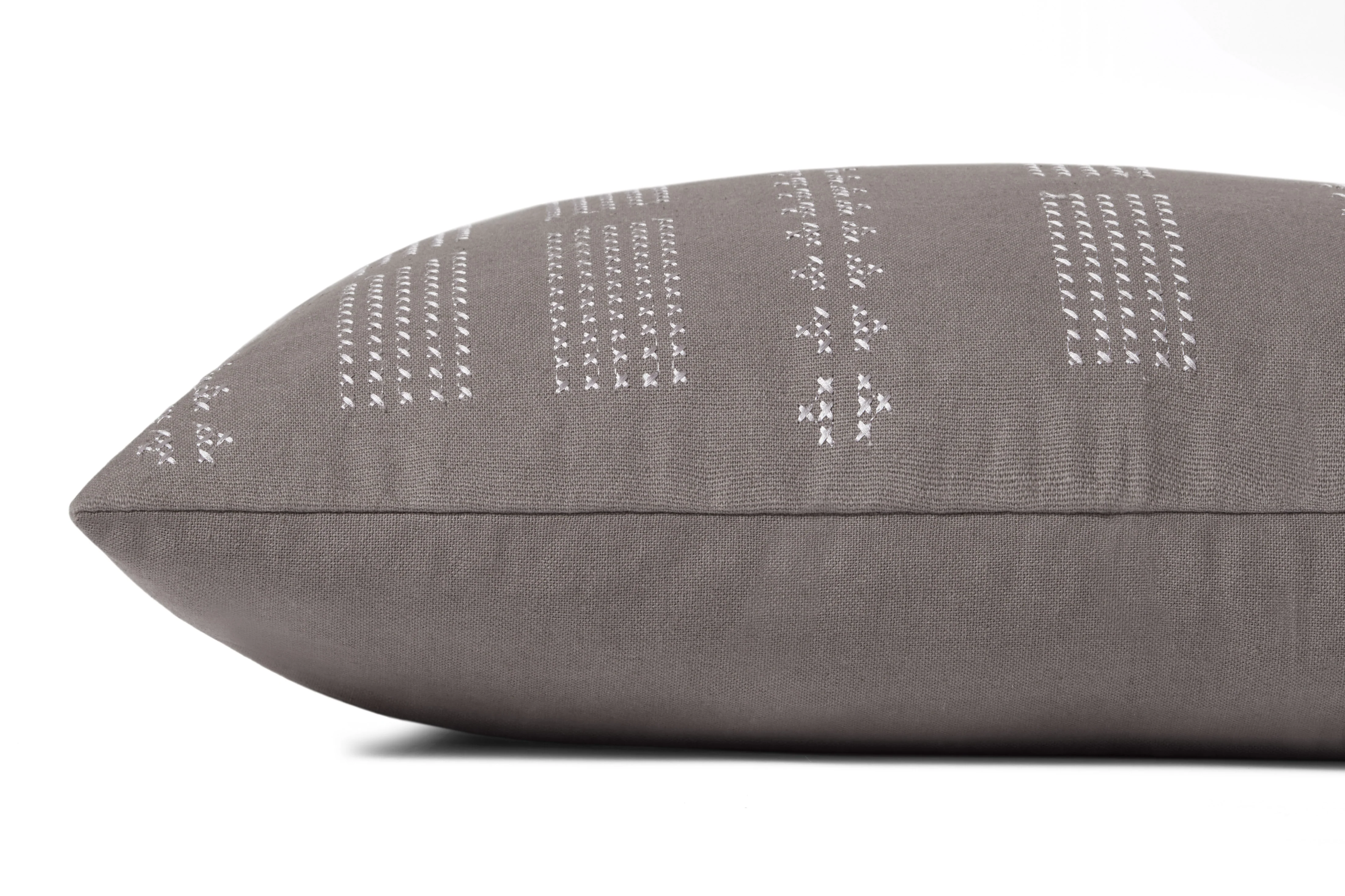 Jean Stoffer x Loloi William Grey Pillow - Image 2