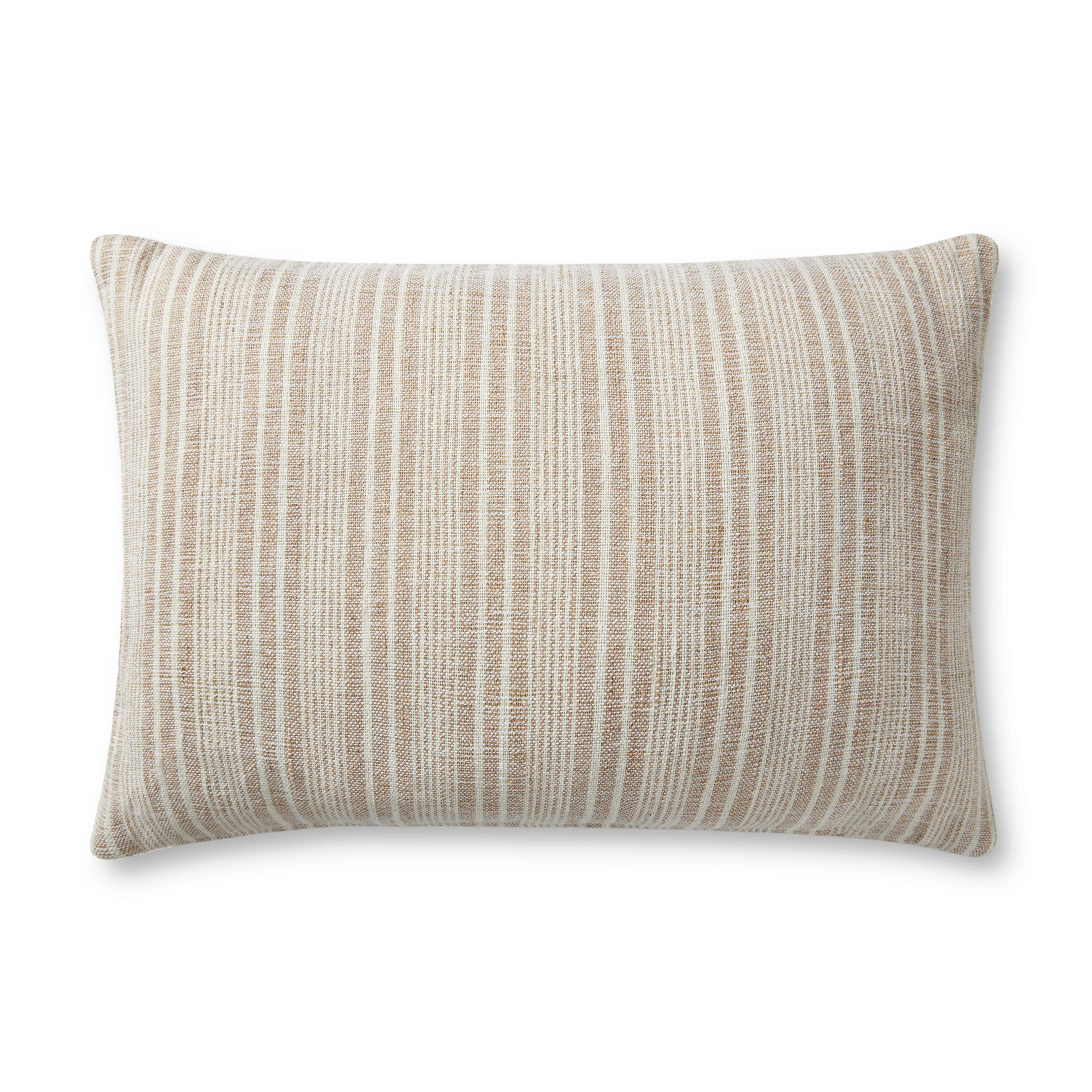 Magnolia Home by Joanna Gaines x Loloi Elaine Cream / Beige Pillow