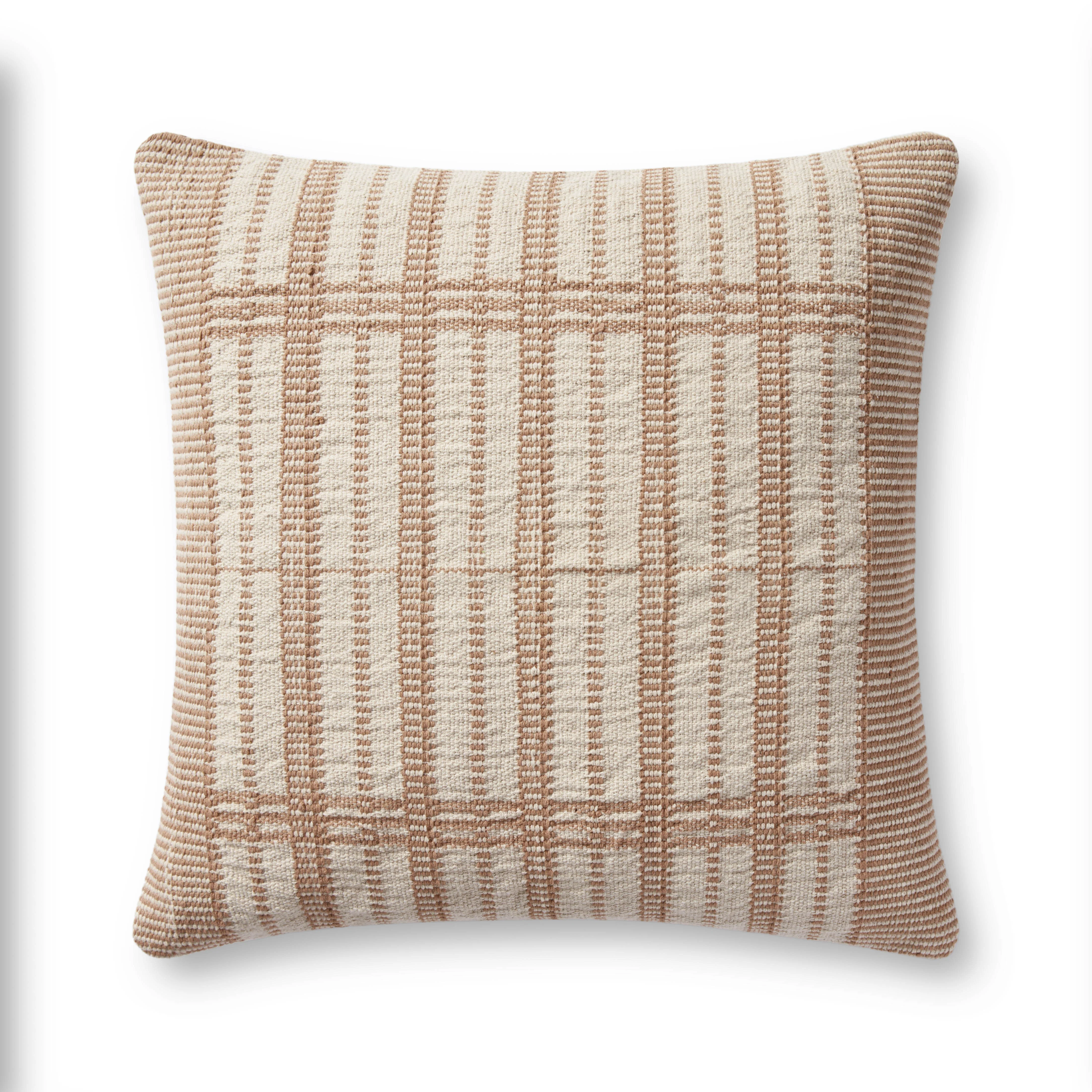 Magnolia Home by Joanna Gaines x Loloi Marion Gold / Beige Pillow