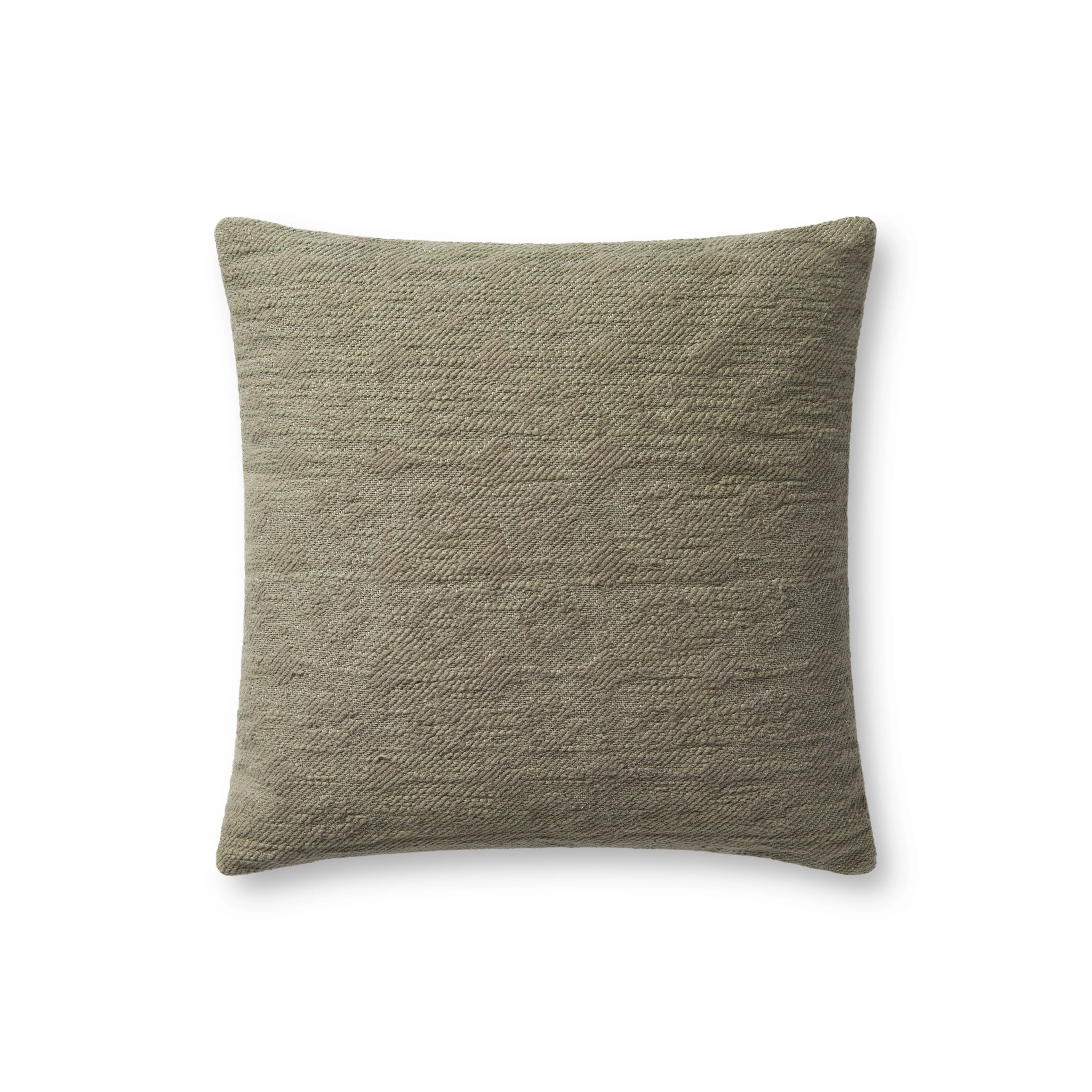 Magnolia Home by Joanna Gaines x Loloi Scarlett Taupe Pillow