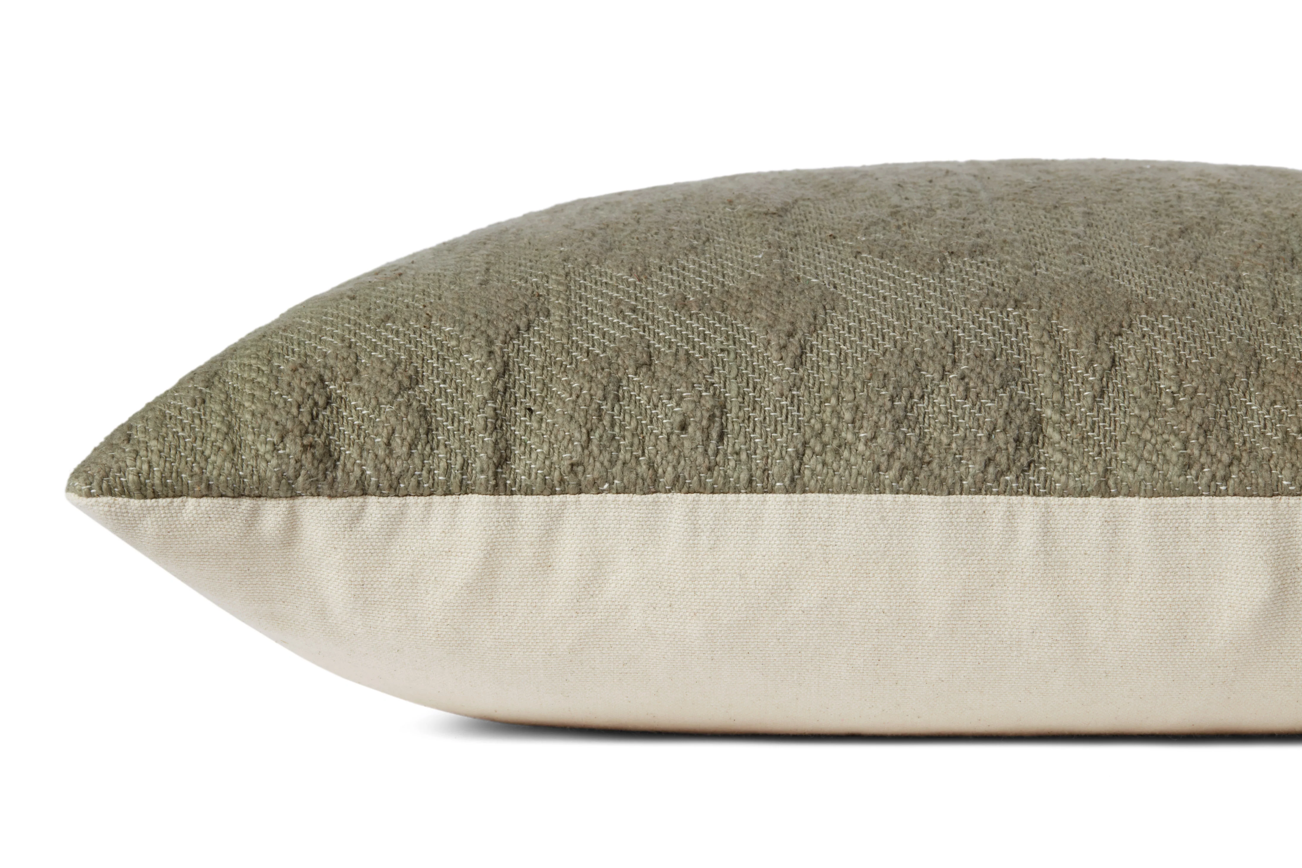 Magnolia Home by Joanna Gaines x Loloi Scarlett Taupe Pillow - Image 2