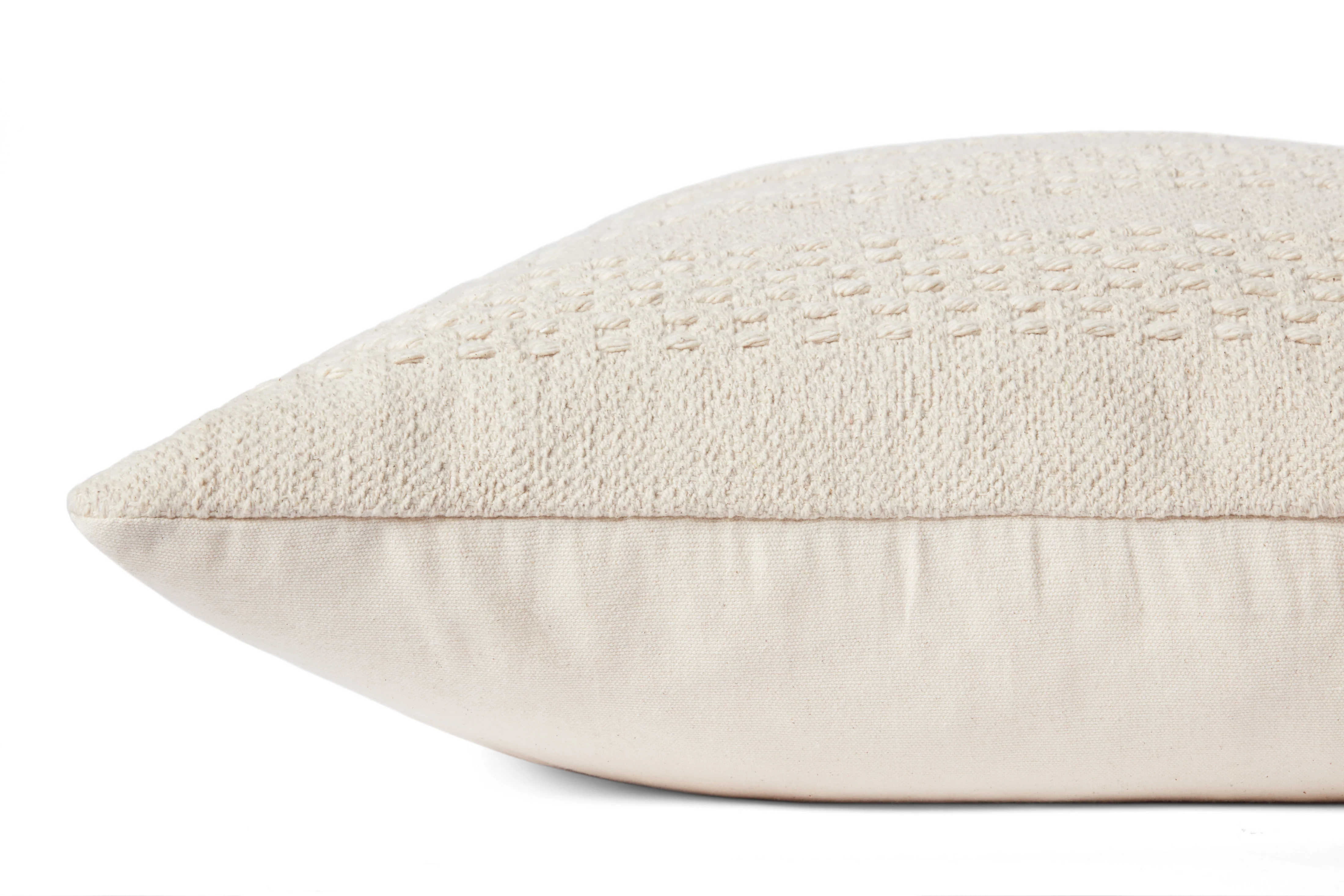 Magnolia Home by Joanna Gaines x Loloi Cameron Ivory Pillow - Image 2