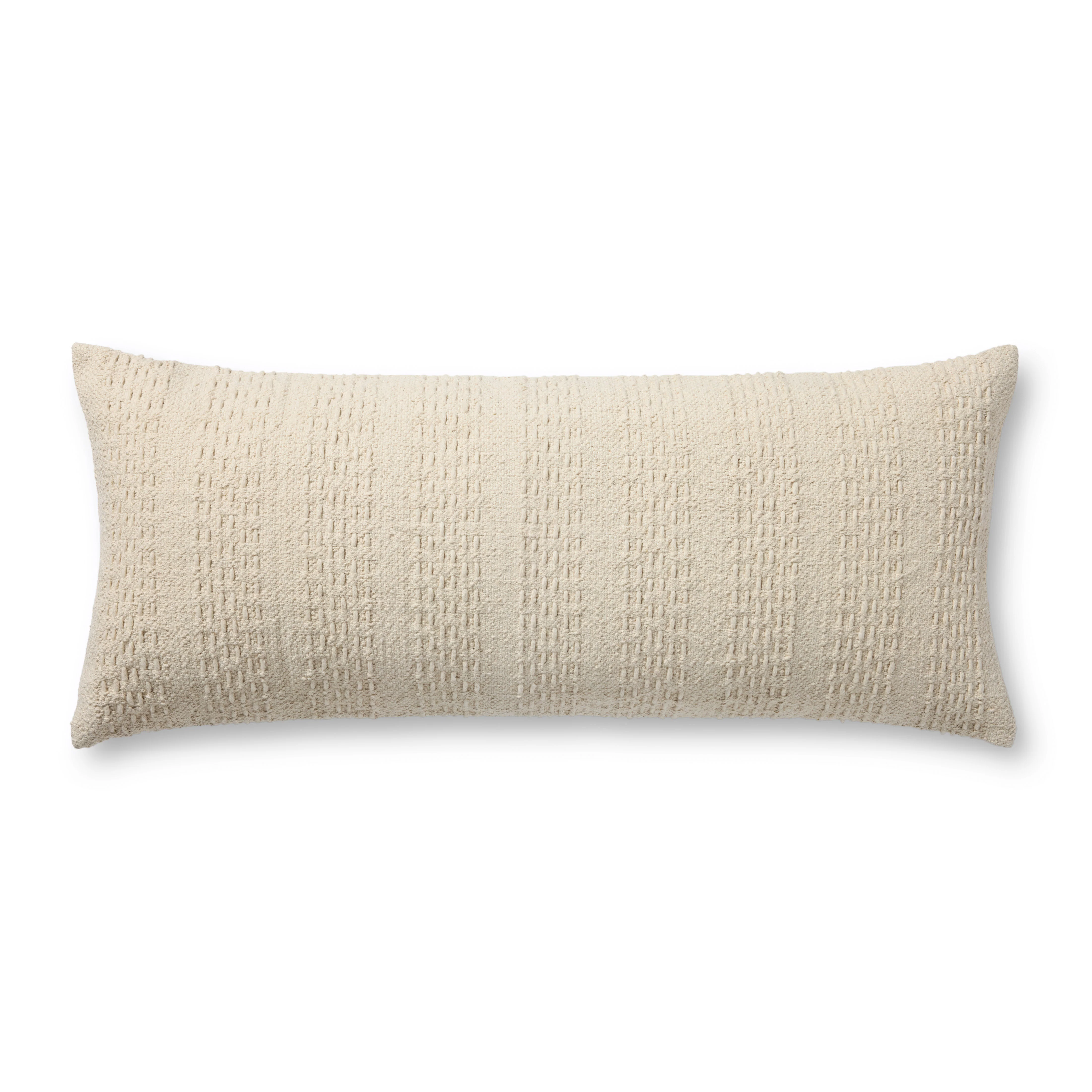 Magnolia Home by Joanna Gaines x Loloi Cameron Ivory Pillow - Image 3