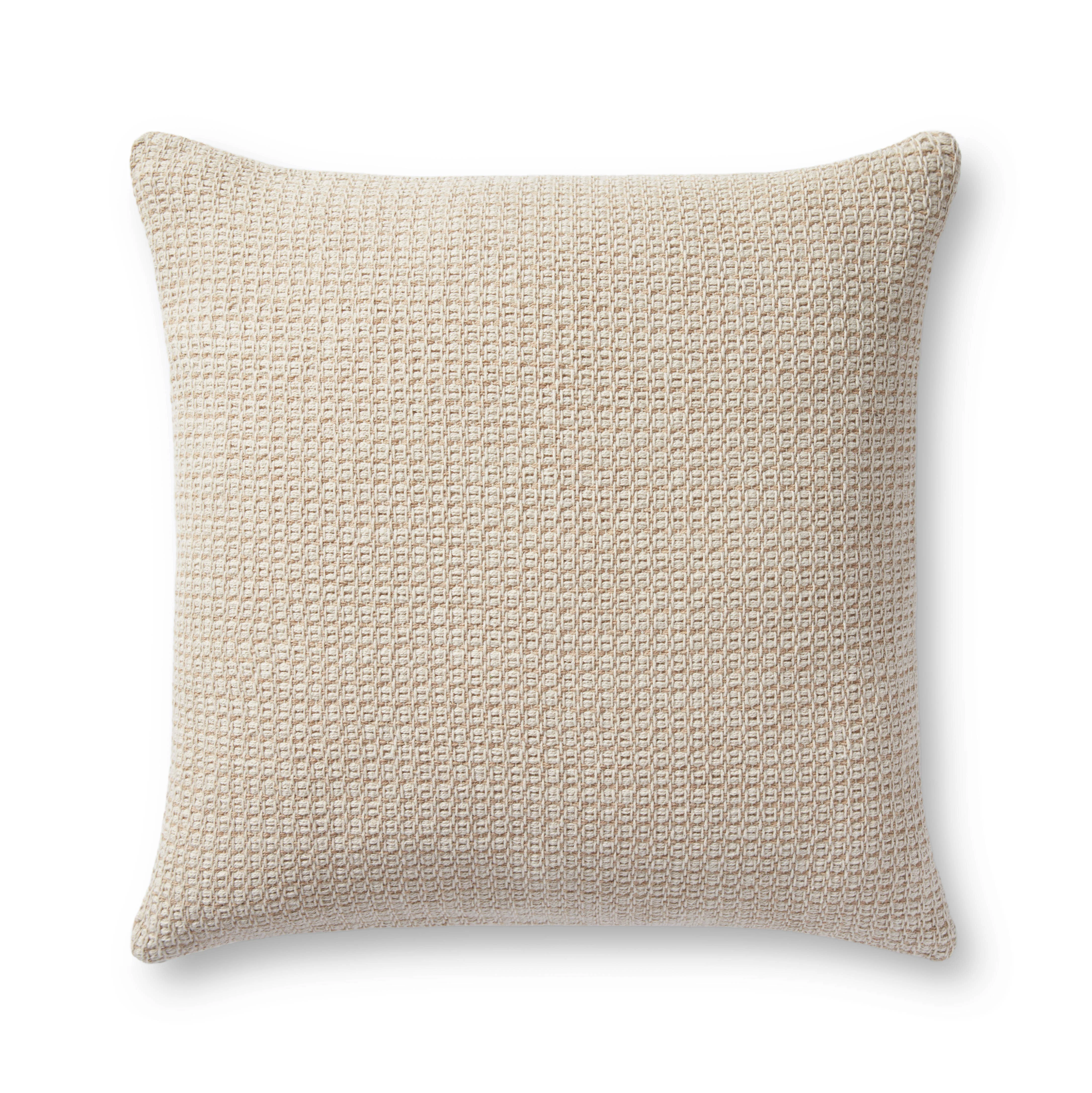 Magnolia Home by Joanna Gaines x Loloi Joy Beige / Ivory Pillow