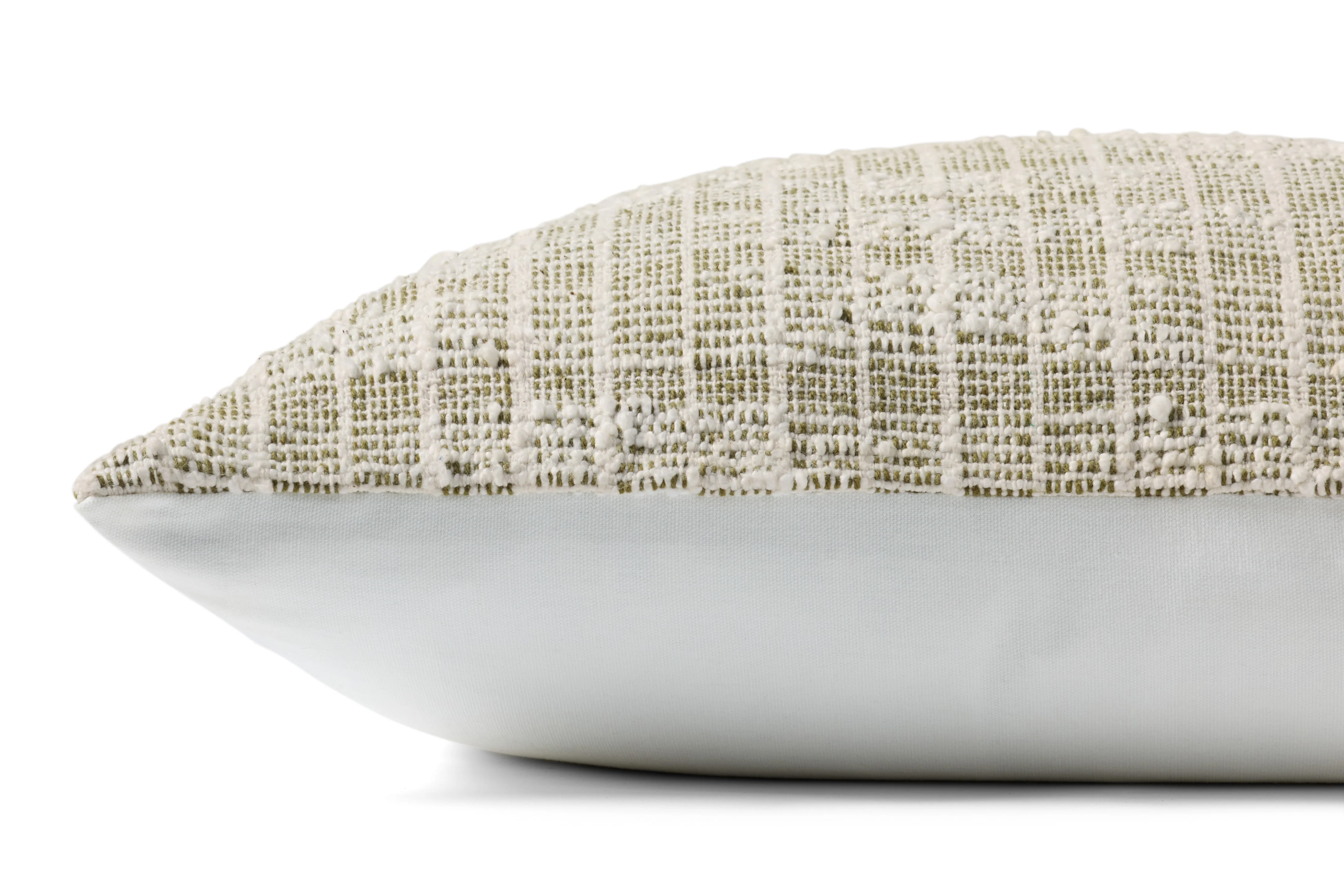 Magnolia Home by Joanna Gaines x Loloi Killian Green / White Pillow - Image 2