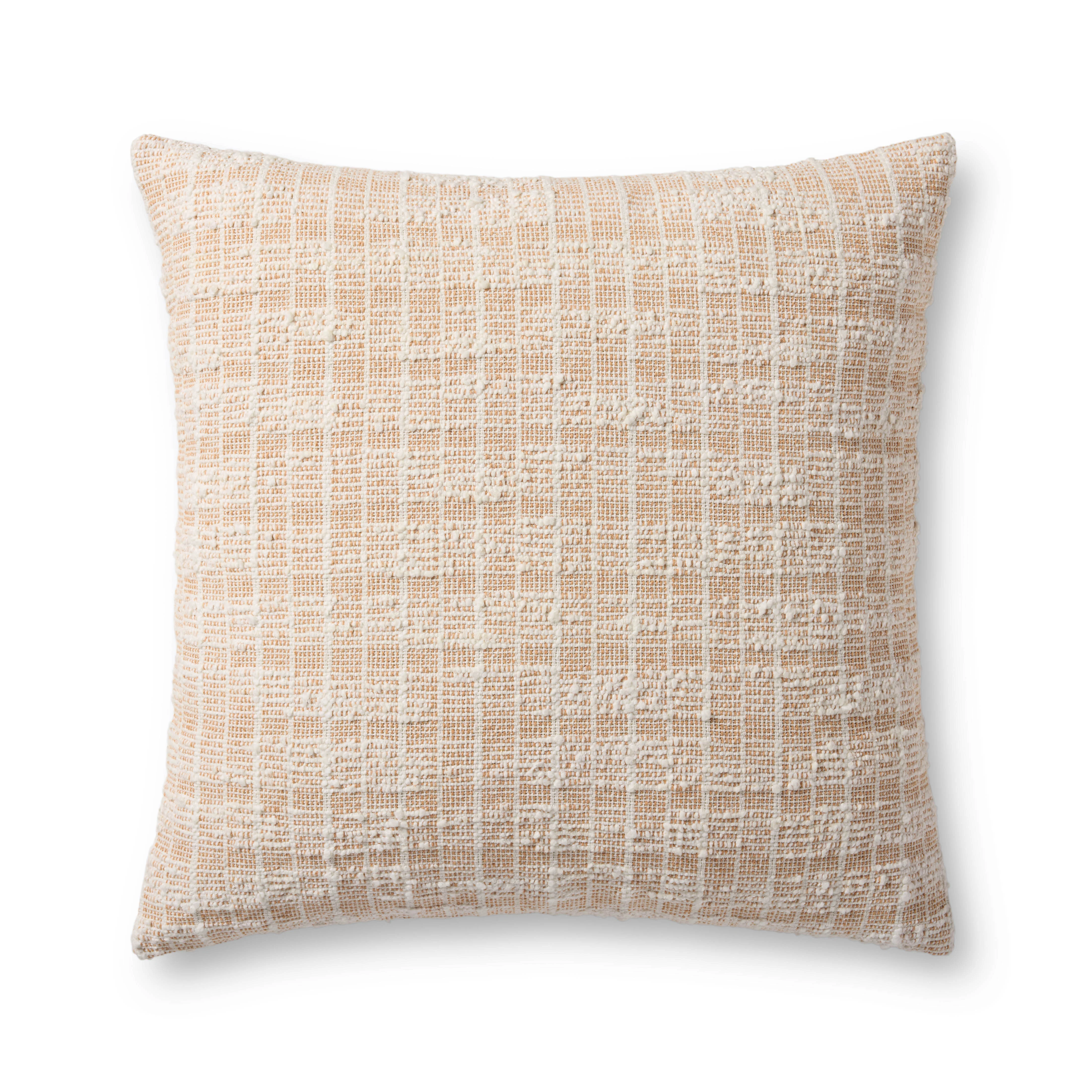 Magnolia Home by Joanna Gaines x Loloi Killian Orange / White Pillow