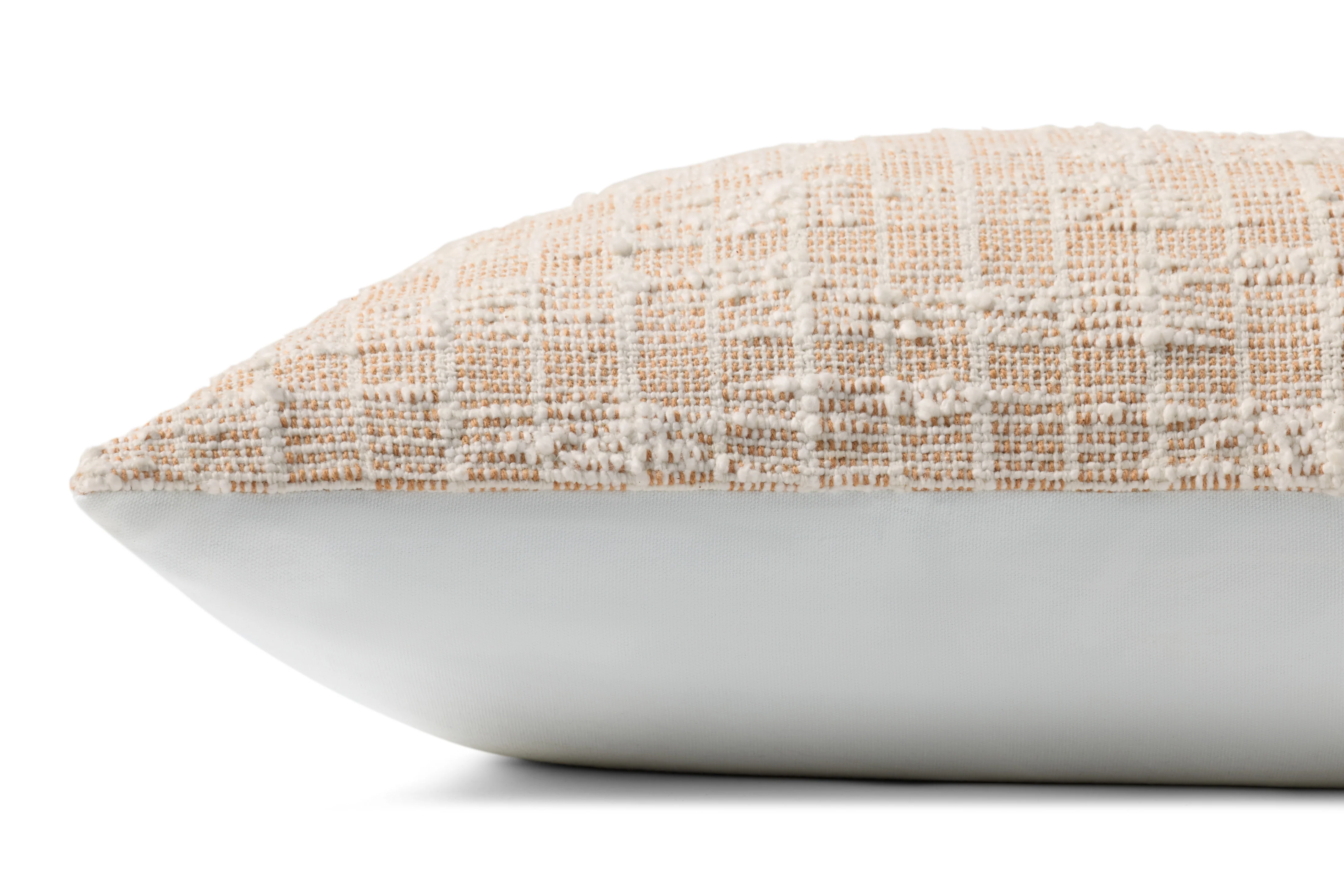 Magnolia Home by Joanna Gaines x Loloi Killian Orange / White Pillow - Image 2