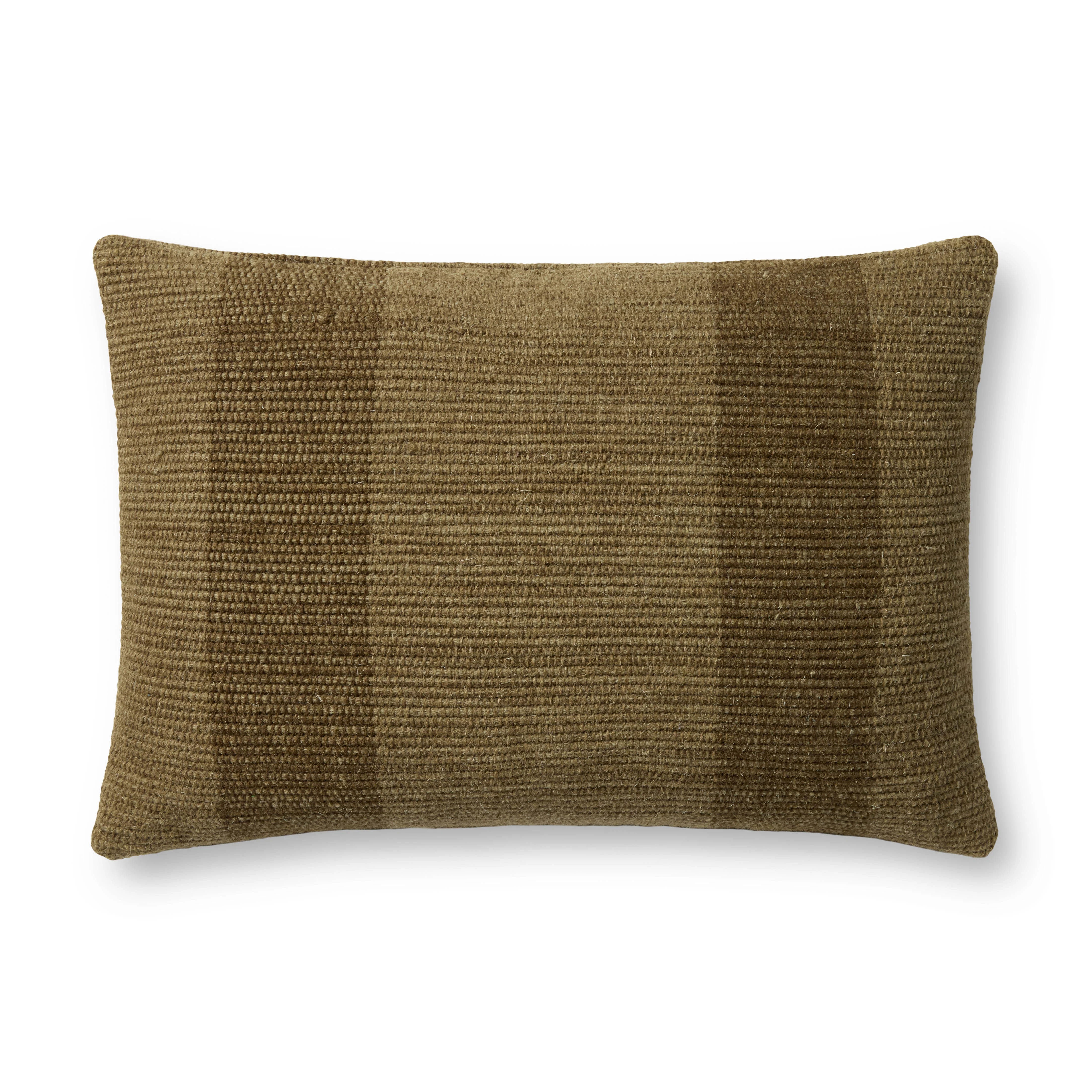 Leanne Ford x Loloi Mistwood Brown Pillow - Image 1