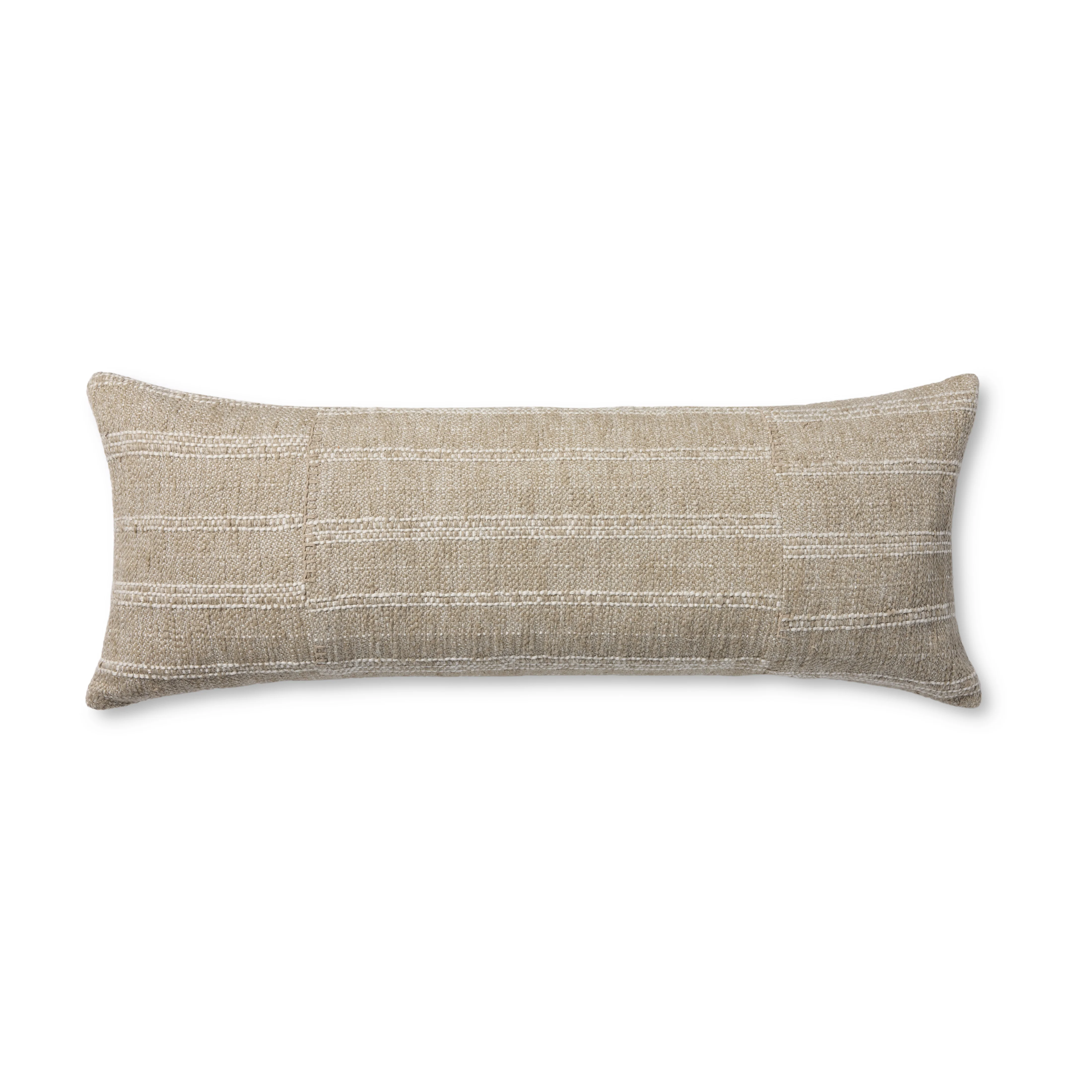 Amber Lewis x Loloi Mitzi Natural Pillow
