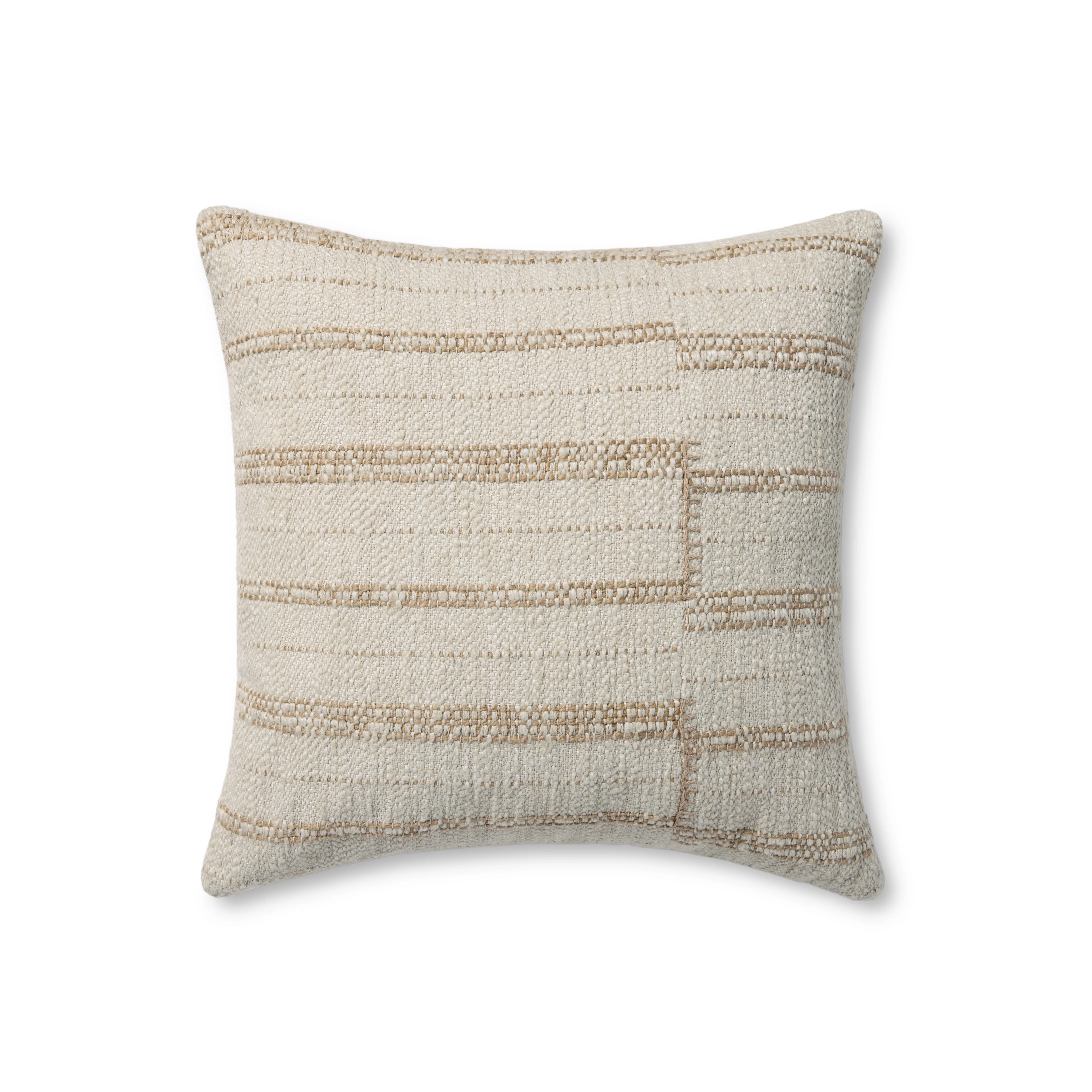 Amber Lewis x Loloi Mitzi Oatmeal Pillow