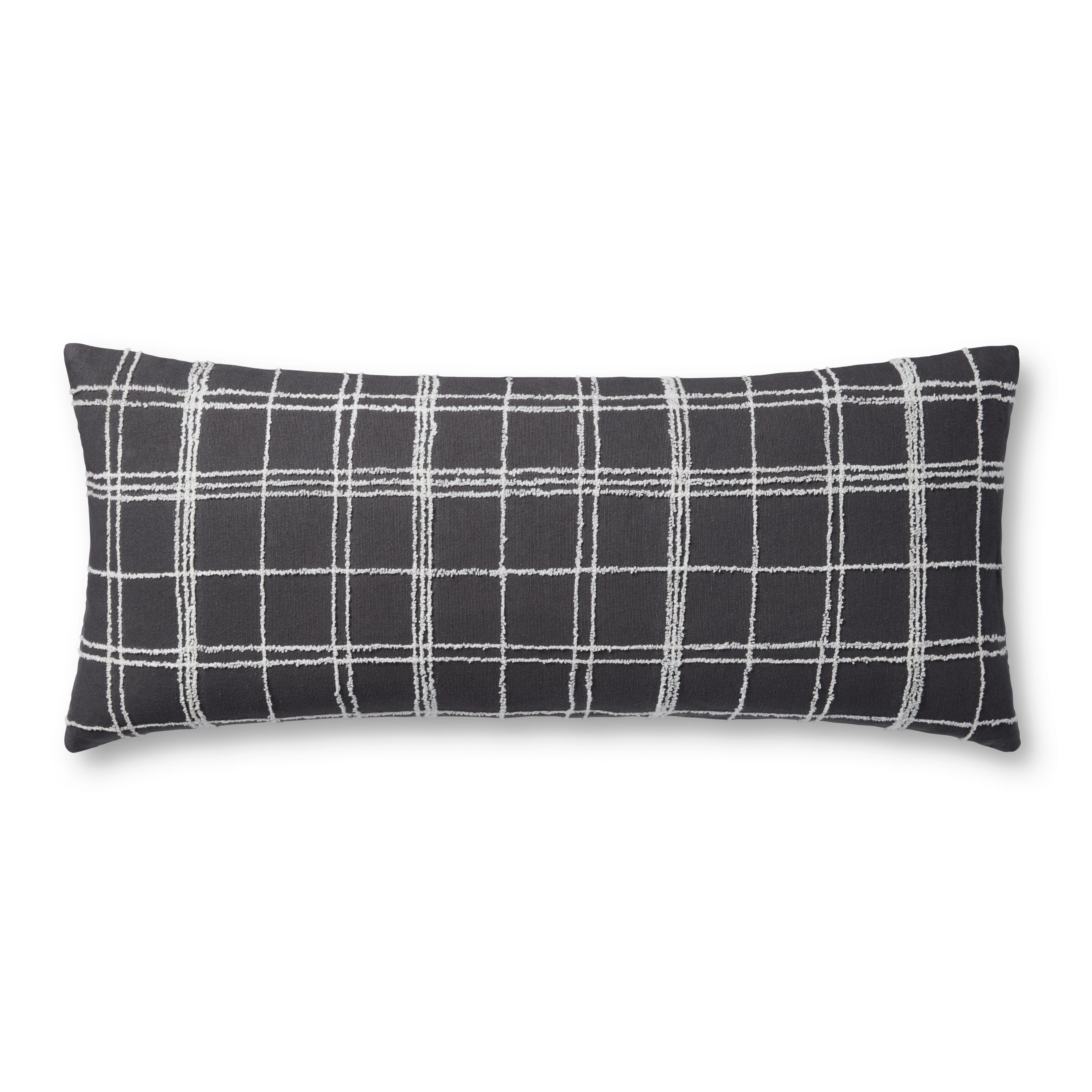Jean Stoffer x Loloi Bernadette Graphite / Ivory Pillow