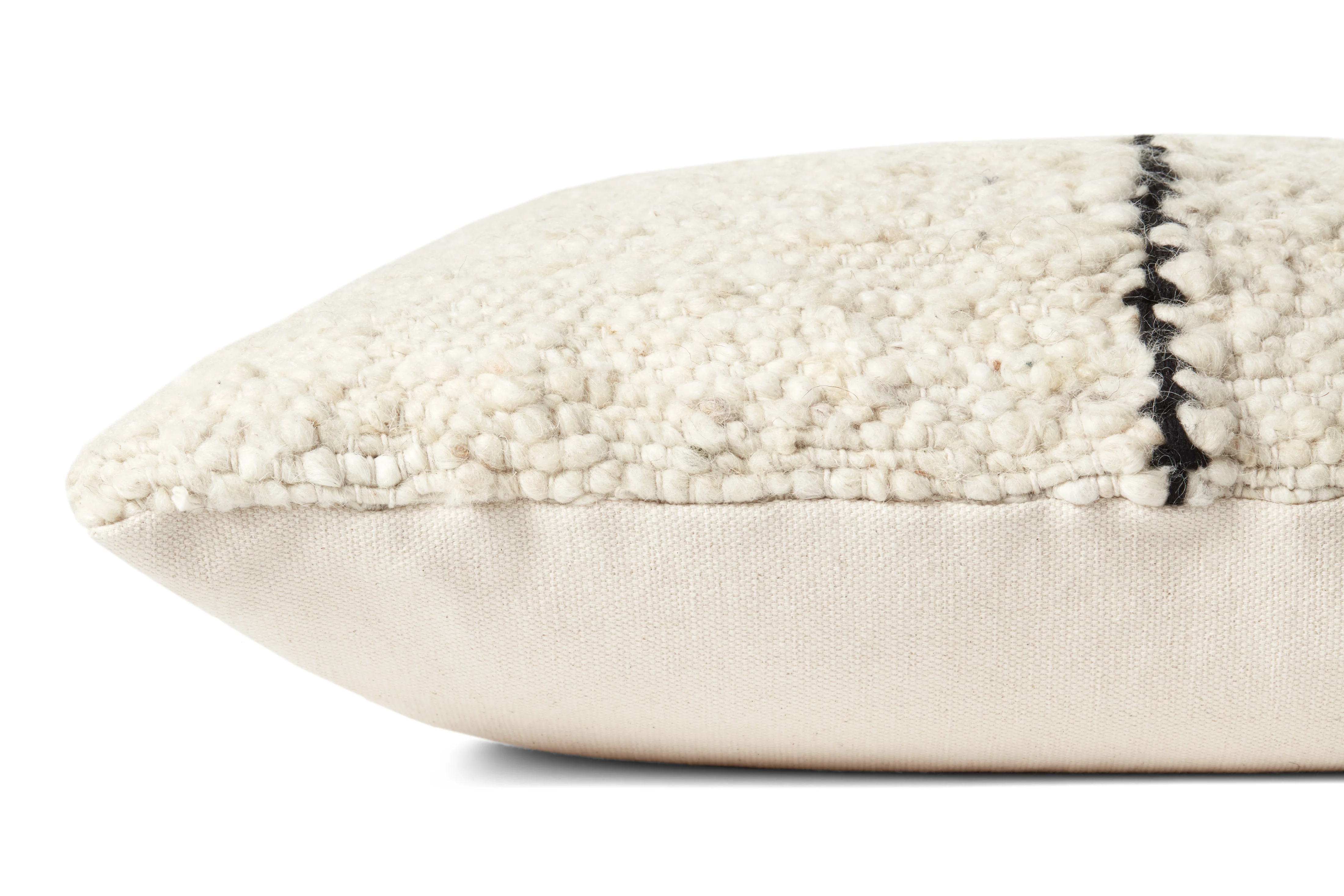 Amber Lewis x Loloi Carla Ivory / Black Pillow - Image 2