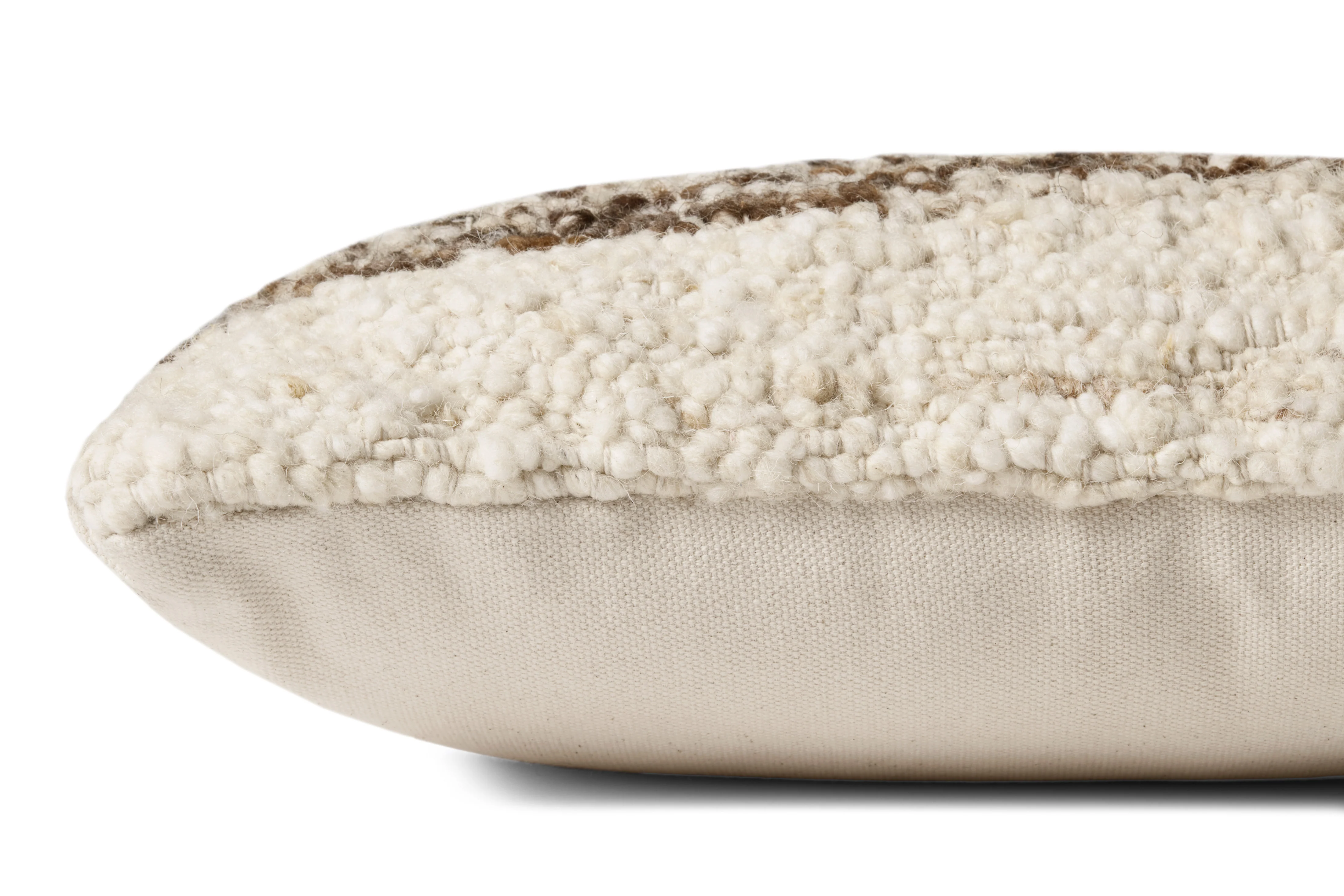 Amber Lewis x Loloi Joan Ivory / Tobacco Pillow - Image 2