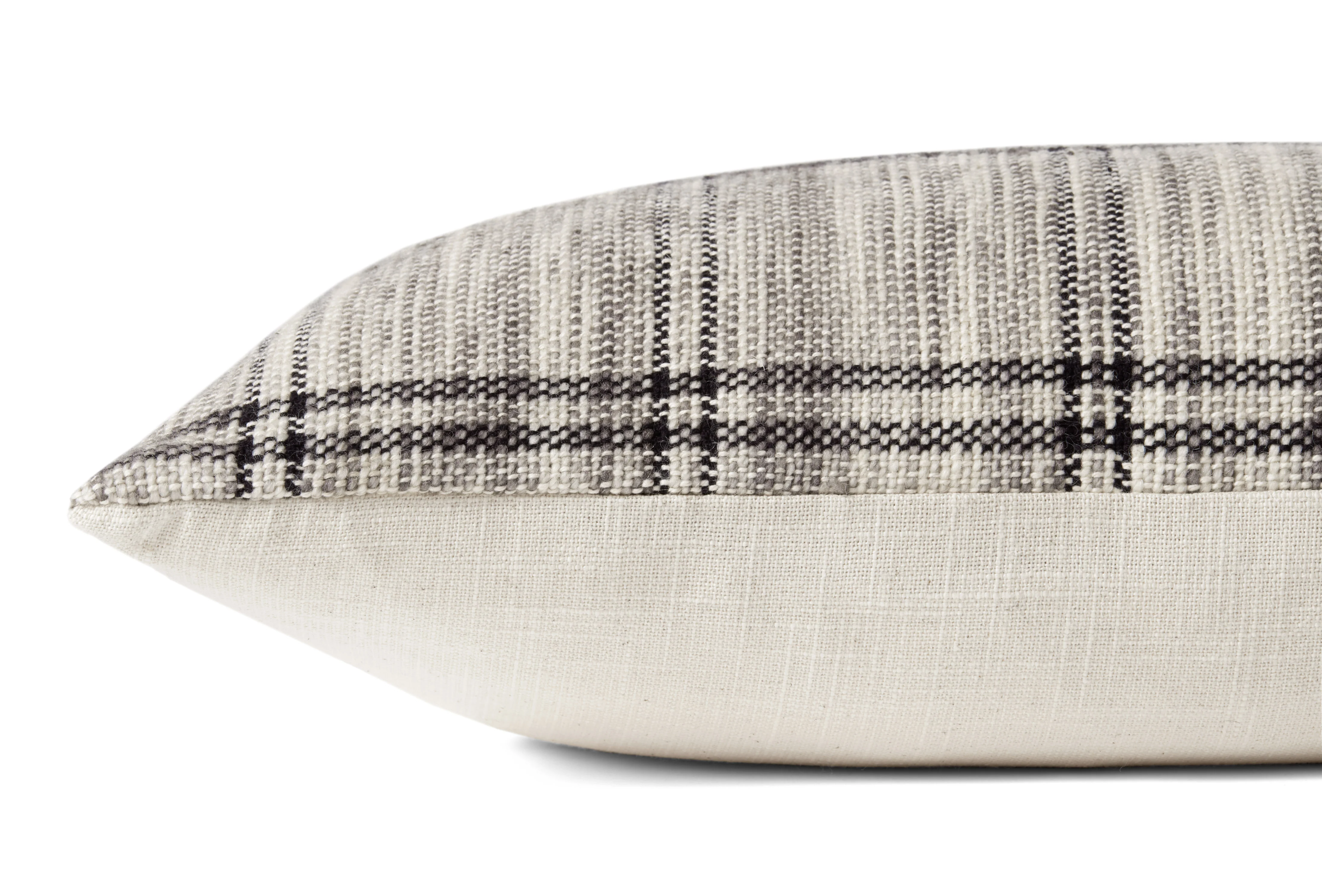 Amber Lewis x Loloi Dalia Ivory / Granite Pillow - Image 2