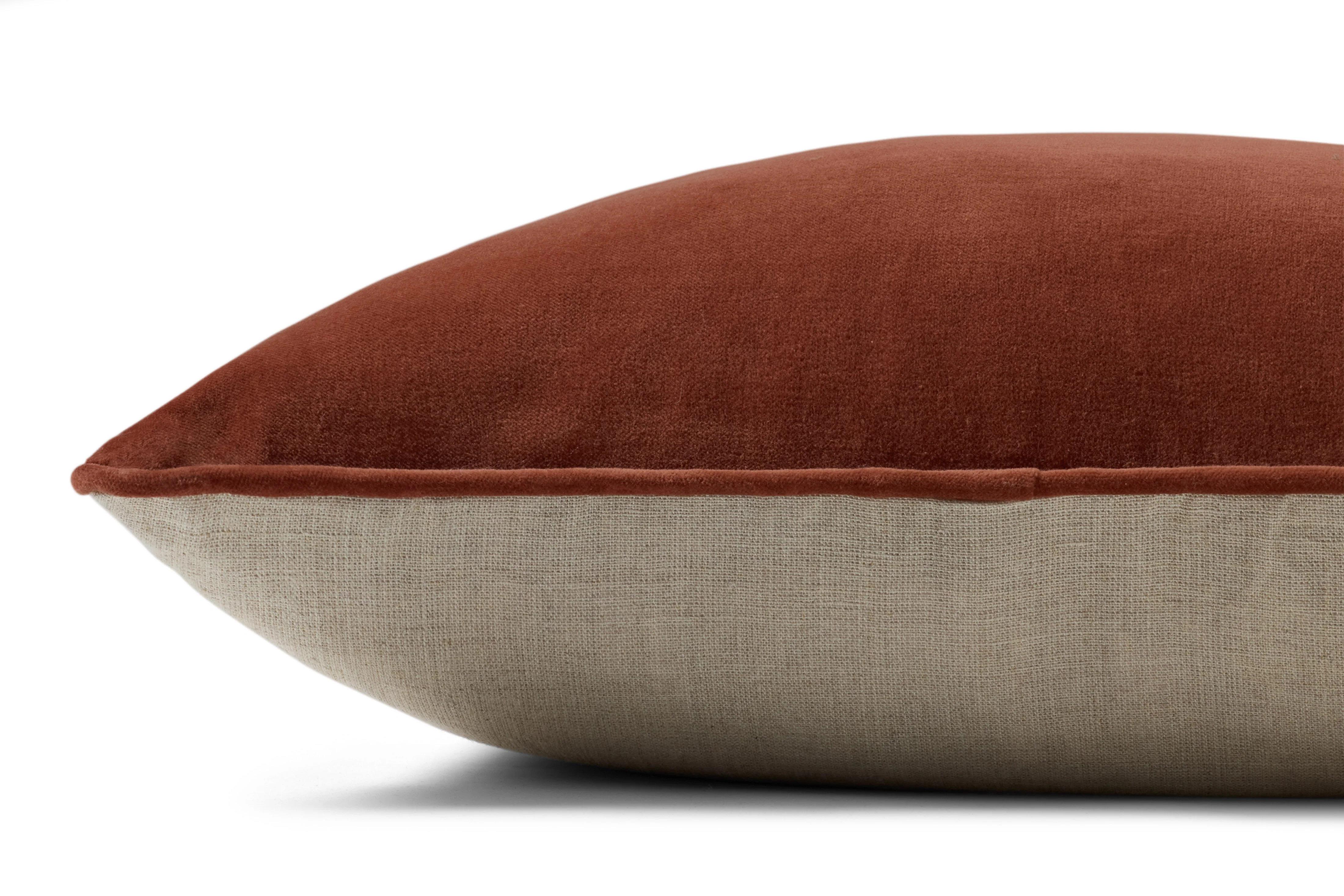 Magnolia Home by Joanna Gaines x Loloi Lydia Chestnut Pillow - Image 2