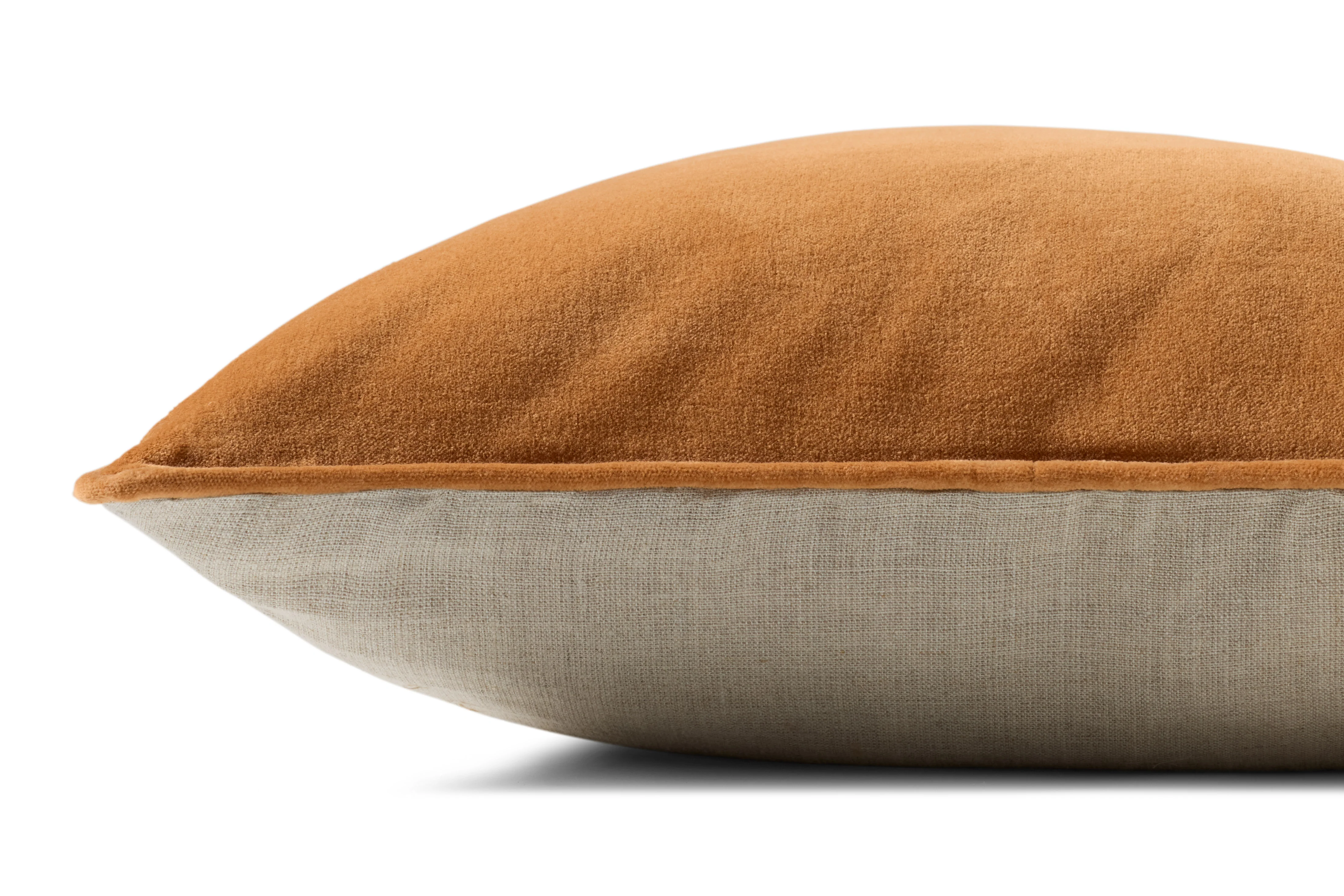 Magnolia Home by Joanna Gaines x Loloi Lydia Rust Pillow - Image 2