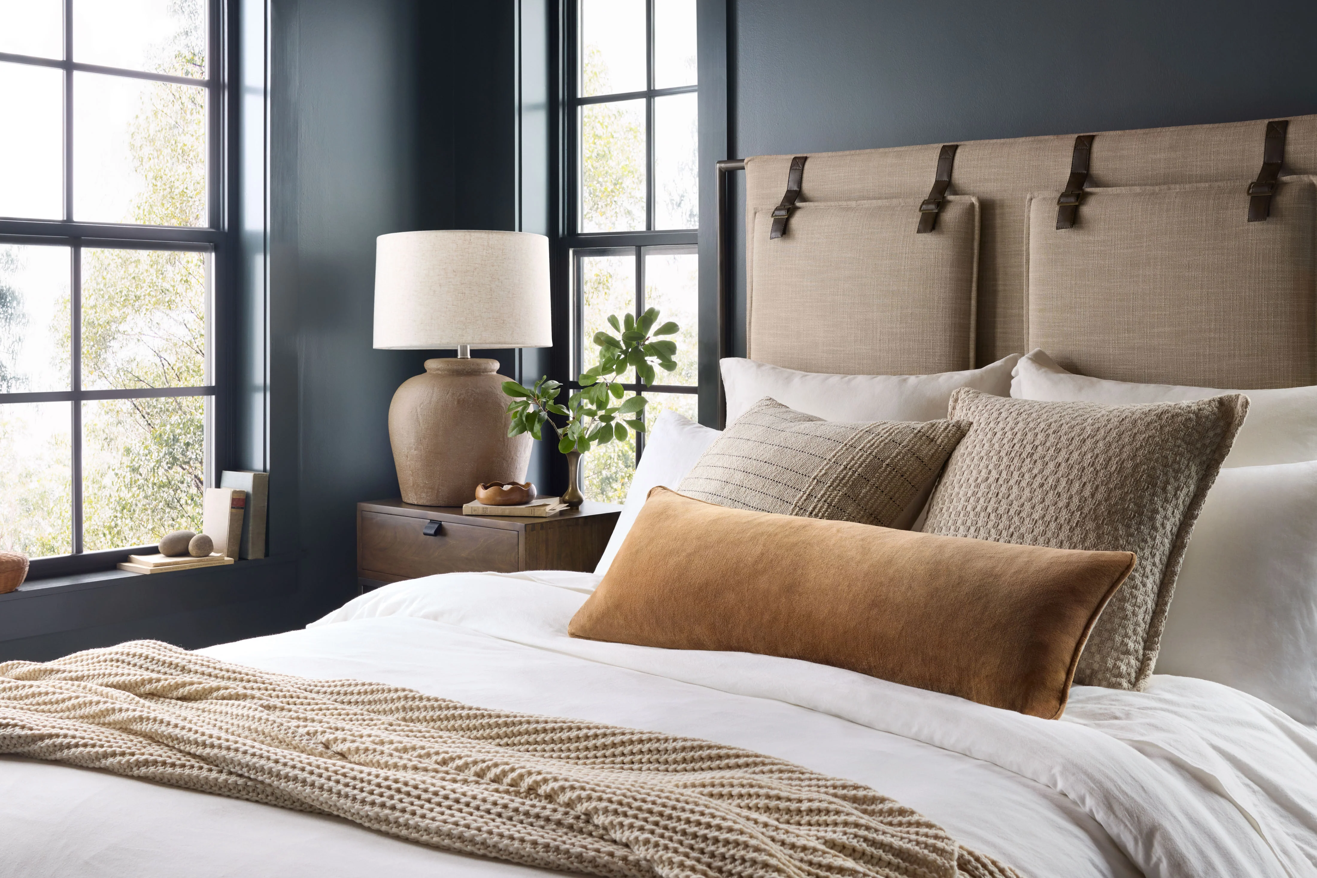 Magnolia Home by Joanna Gaines x Loloi Lydia Spice / Natural Pillow - Image 3