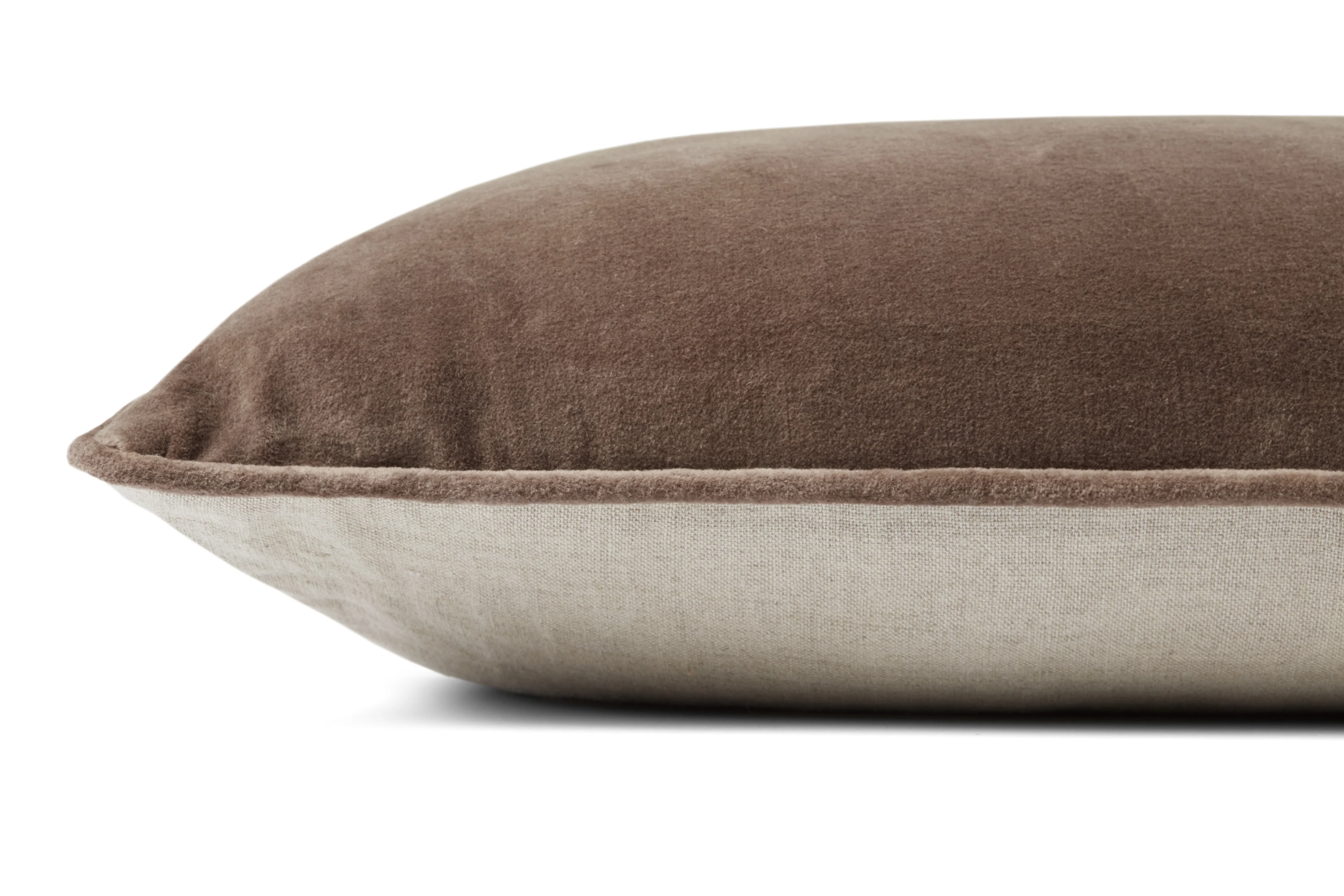 Magnolia Home by Joanna Gaines x Loloi Lydia Walnut / Natural Pillow - Image 2