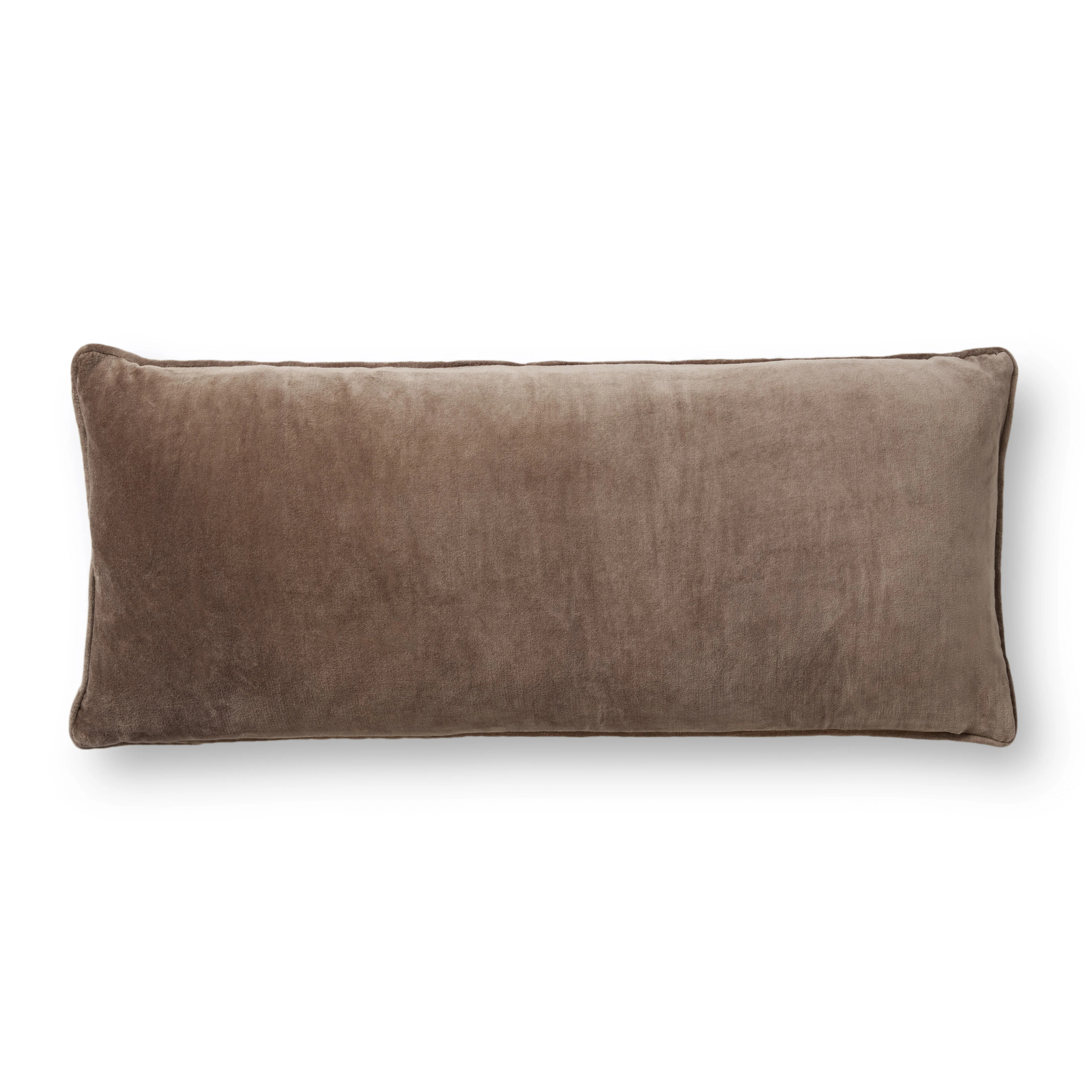 Magnolia Home by Joanna Gaines x Loloi Lydia Walnut / Natural Pillow