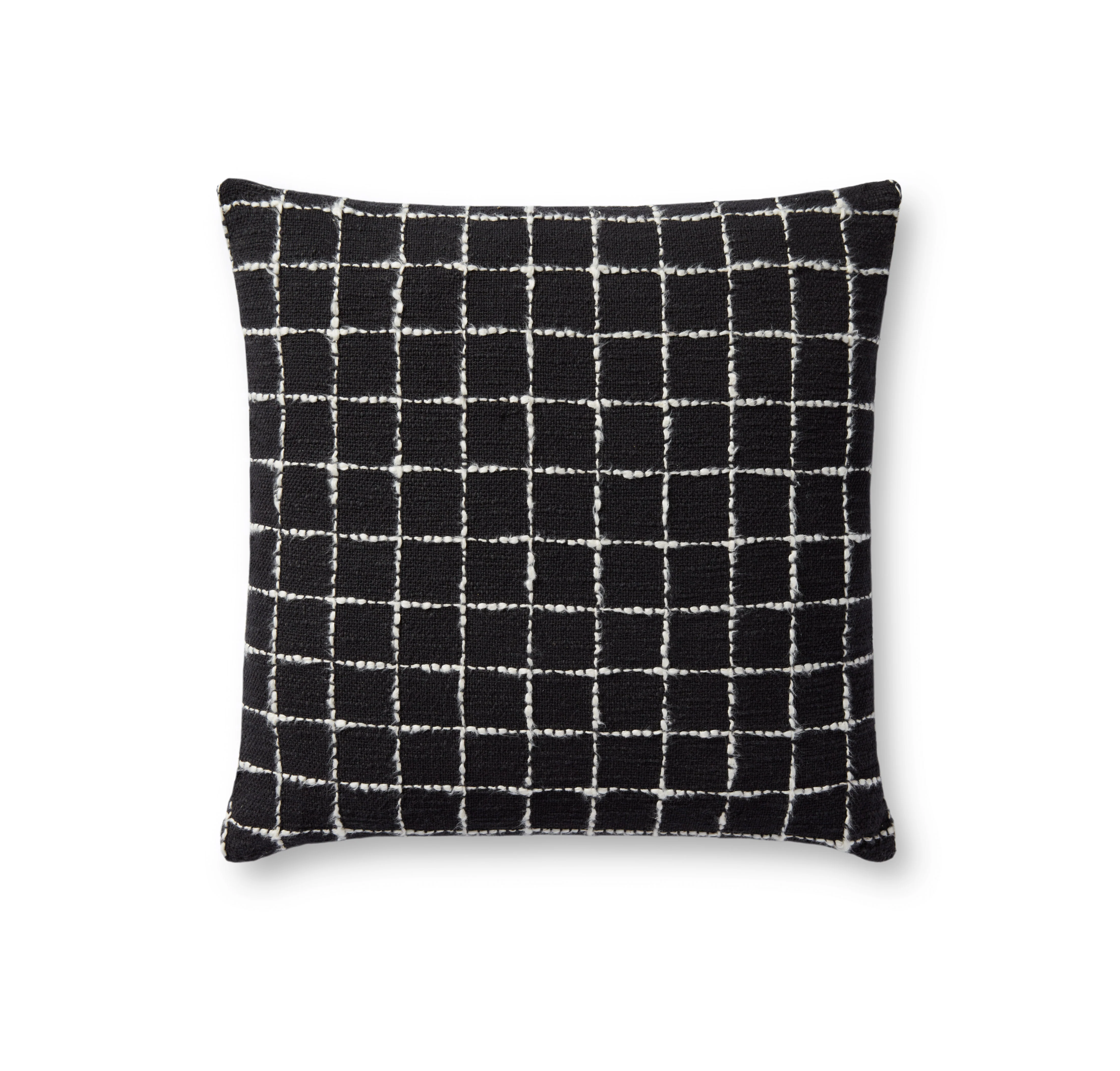 Magnolia Home by Joanna Gaines x Loloi Mary Black / Ivory Pillow