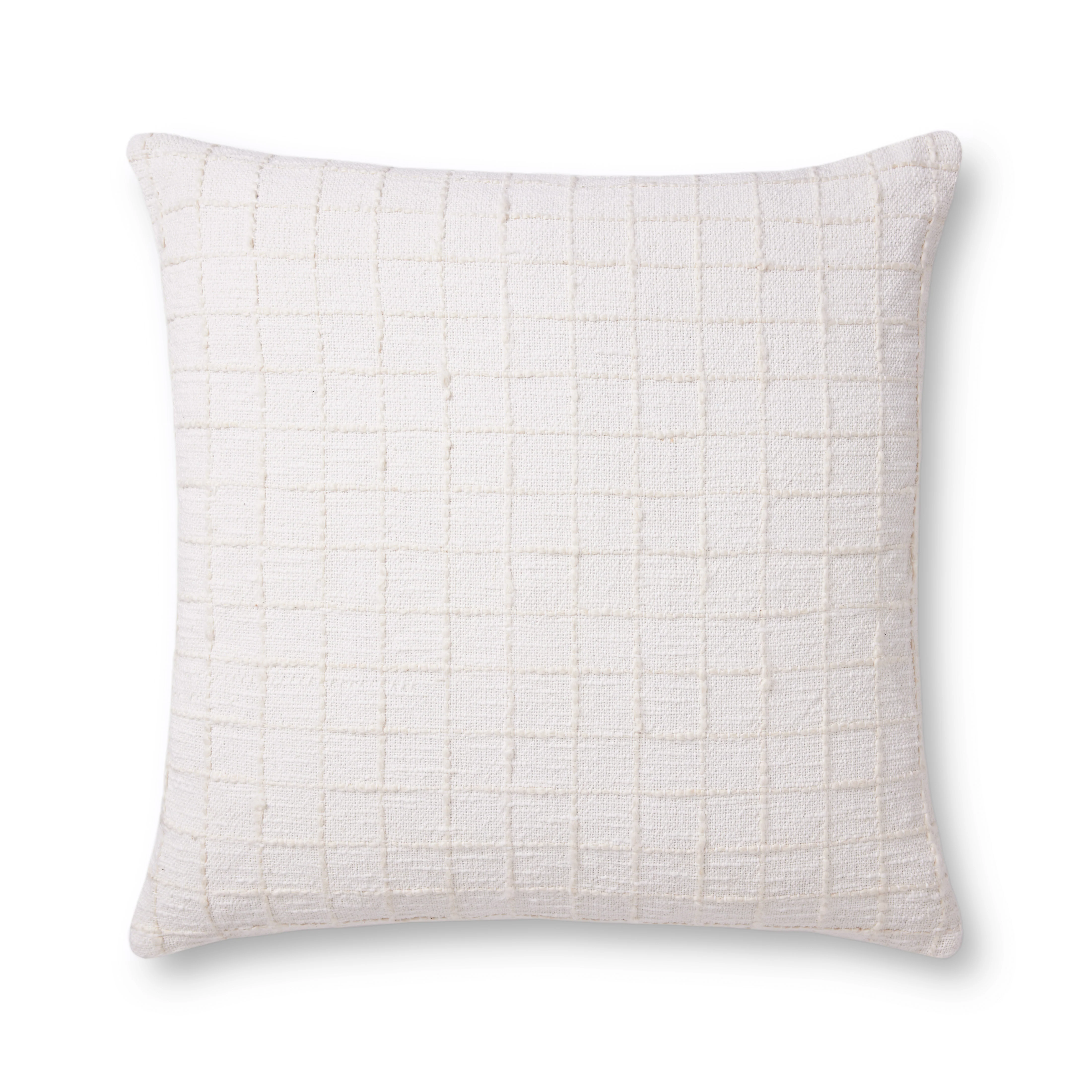 Magnolia Home by Joanna Gaines x Loloi Mary Ivory Pillow