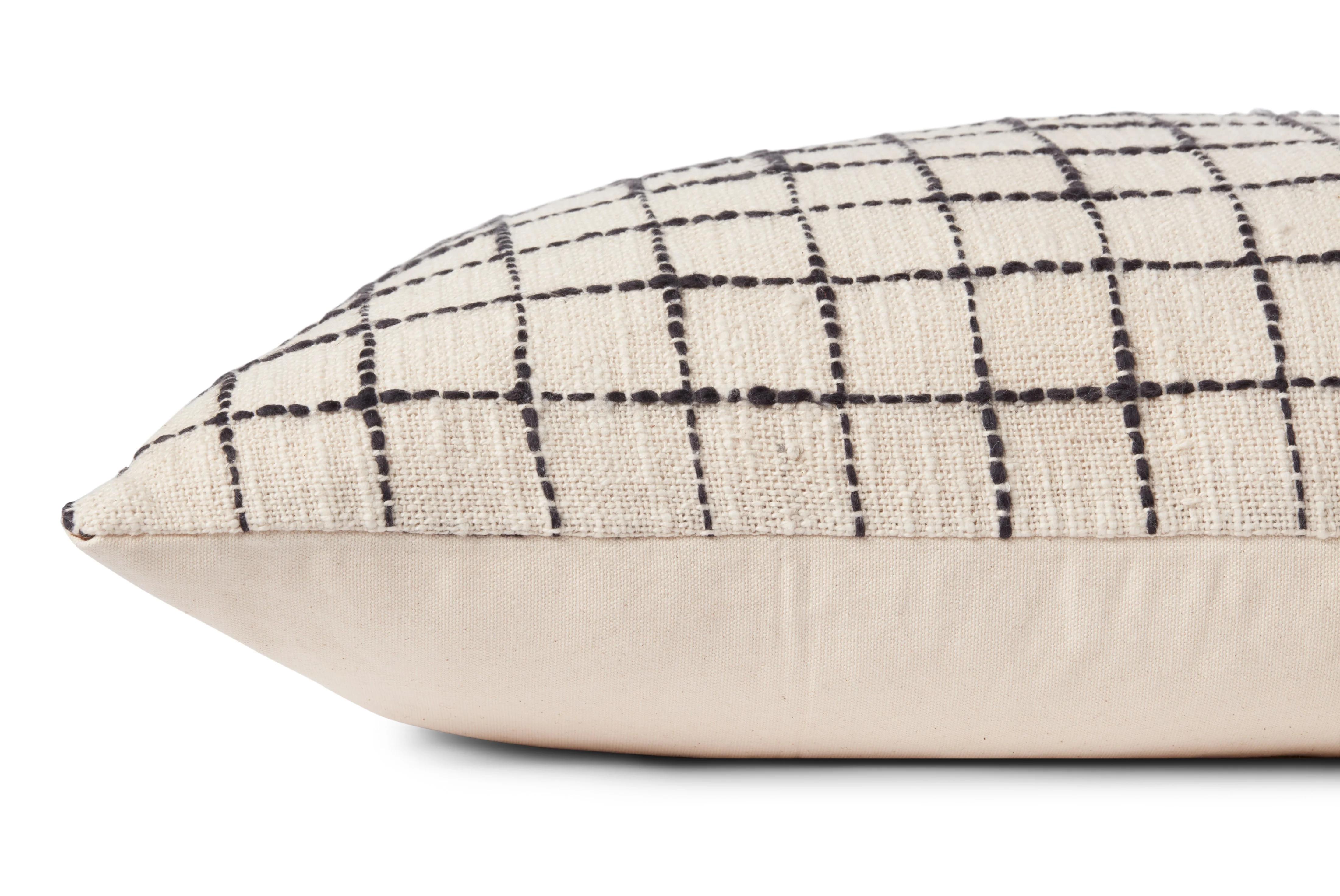 Magnolia Home by Joanna Gaines x Loloi Mary Ivory / Black Pillow - Image 2