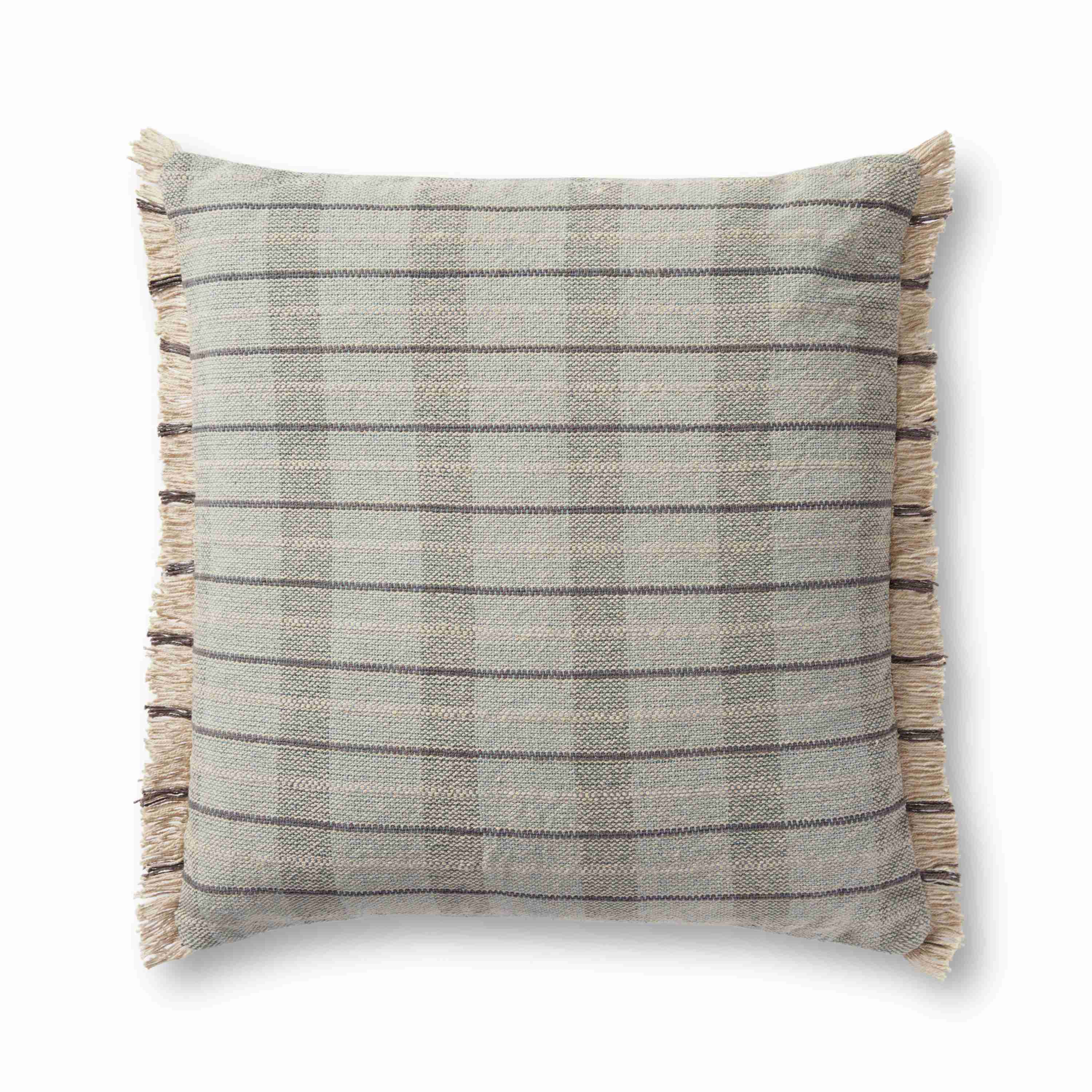 Magnolia Home by Joanna Gaines x Loloi Riley Sage / Natural Pillow
