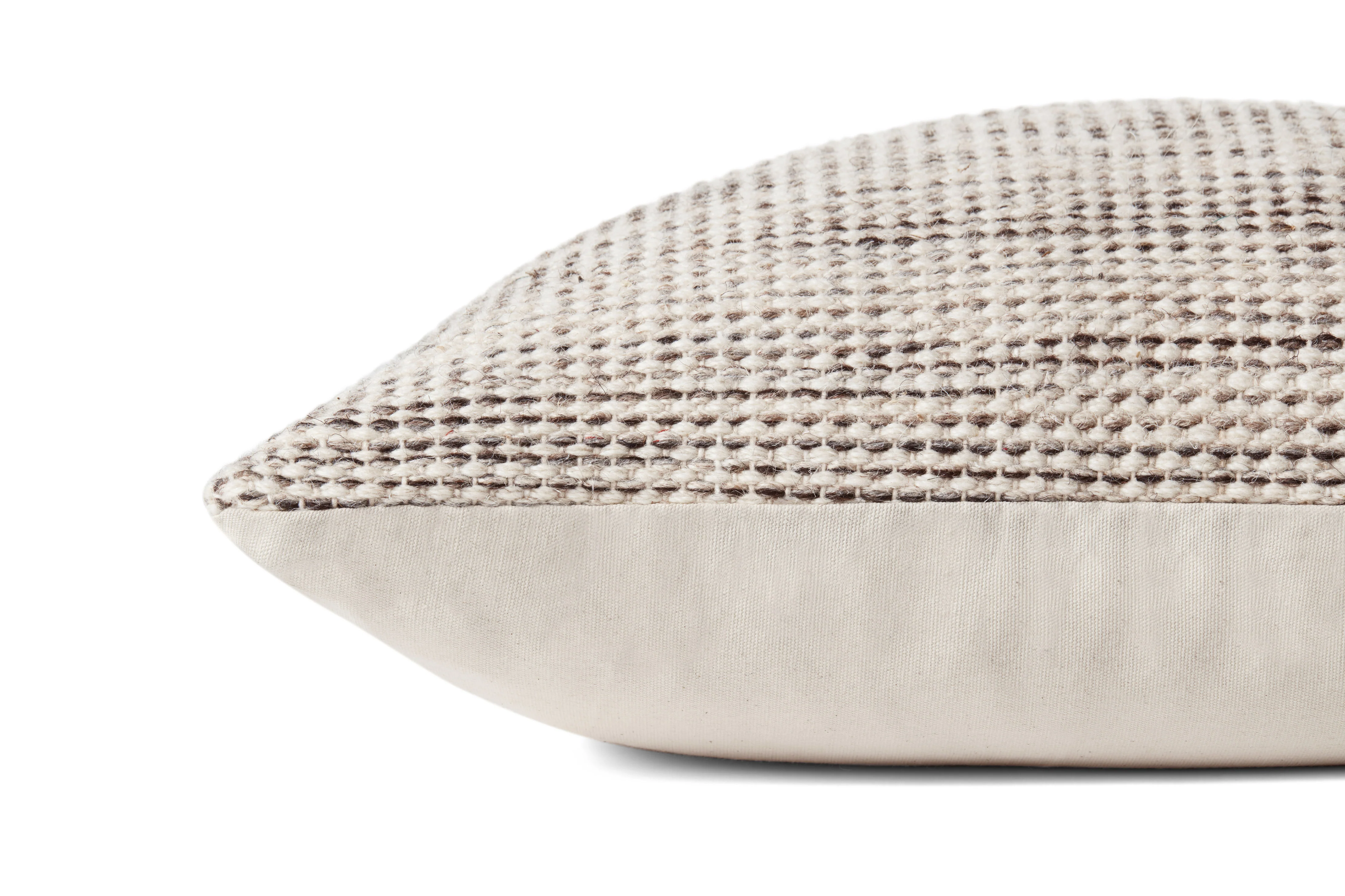Amber Lewis x Loloi Morro Natural / Grey Pillow - Image 2