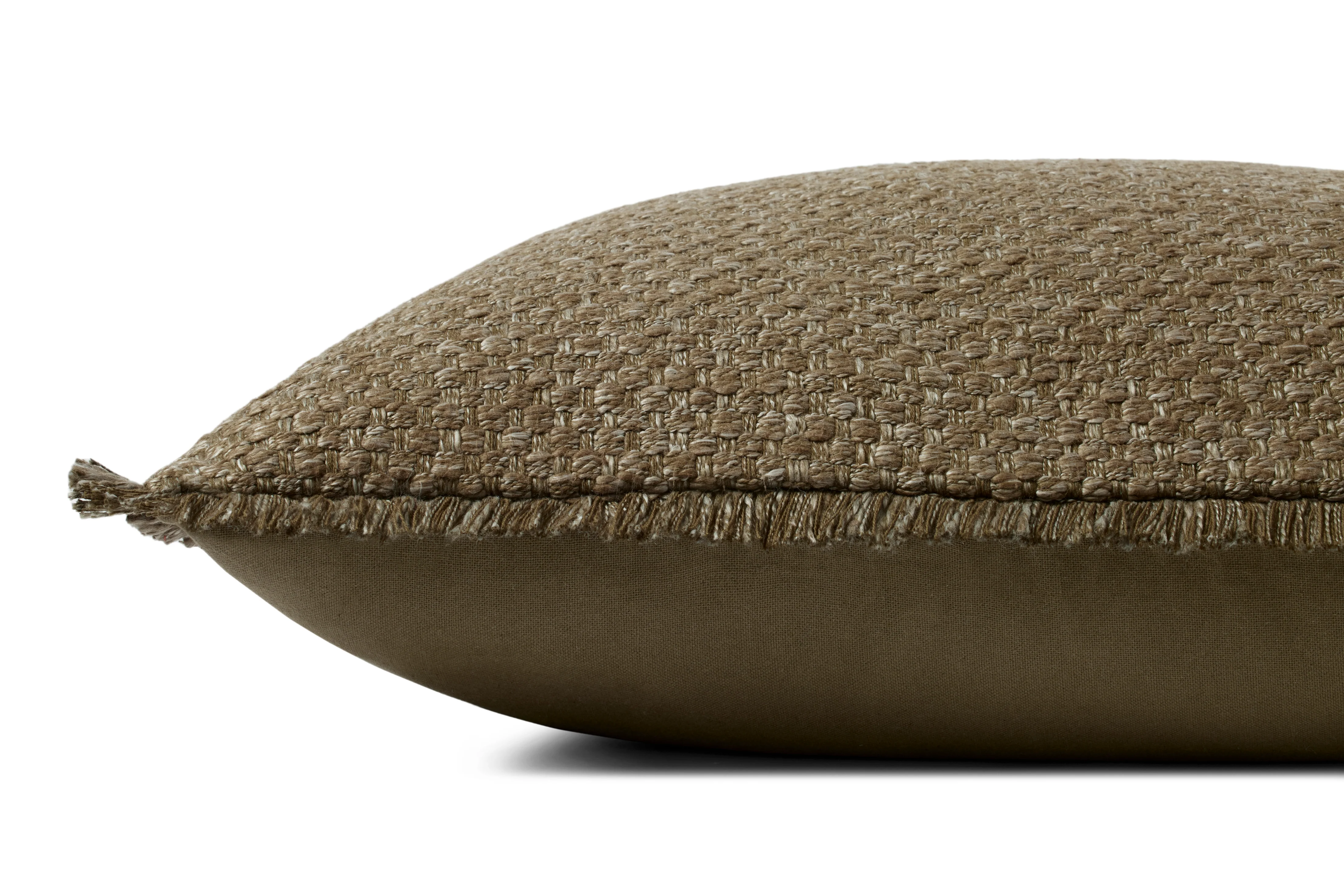 Olive Fringe Pillow - Image 2