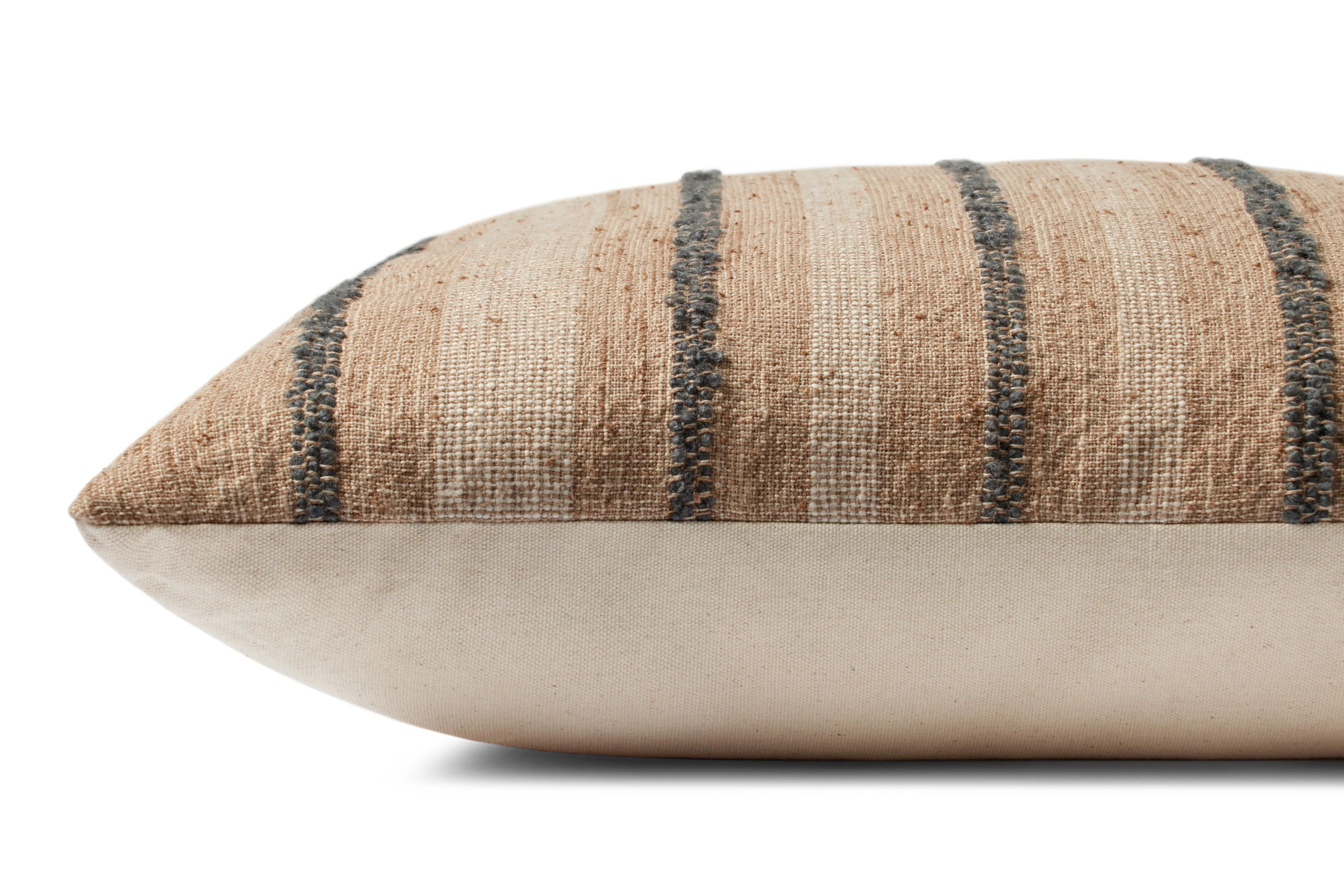 Amber Lewis x Loloi Elowen Natural / Blue Pillow - Image 2