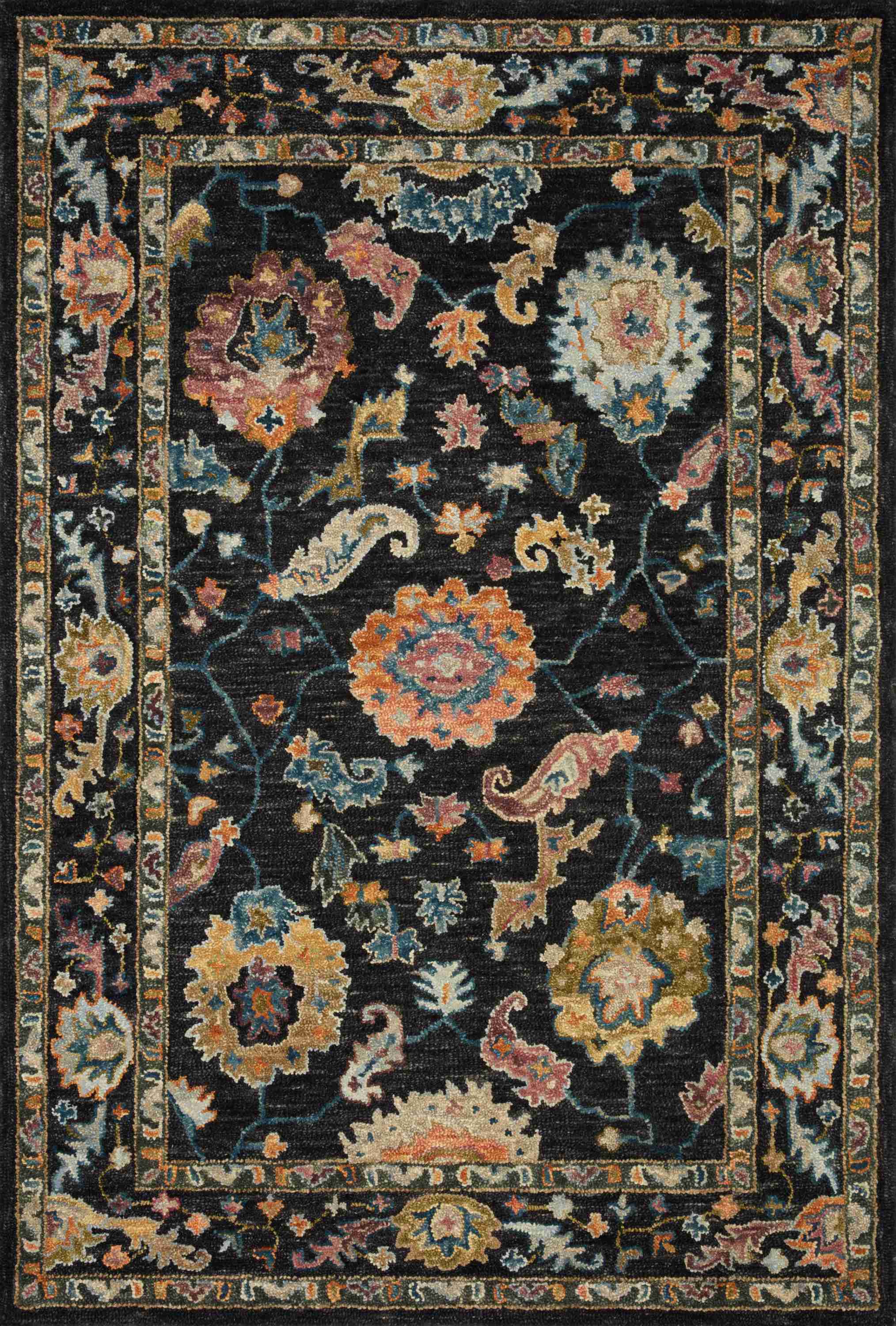 Padma Black / Multi Rug - Image 1