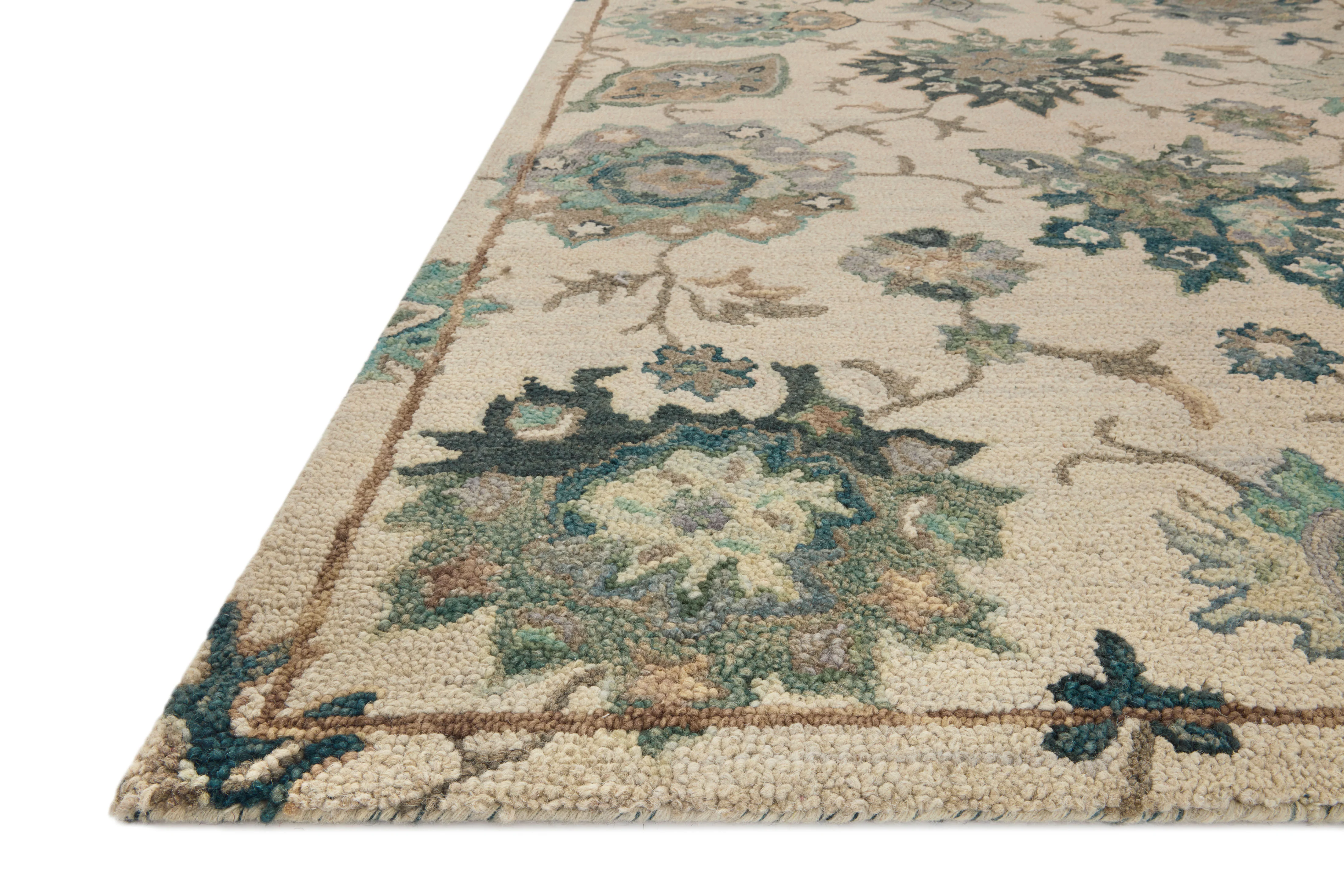 Padma Ivory / Blue Rug - Image 2